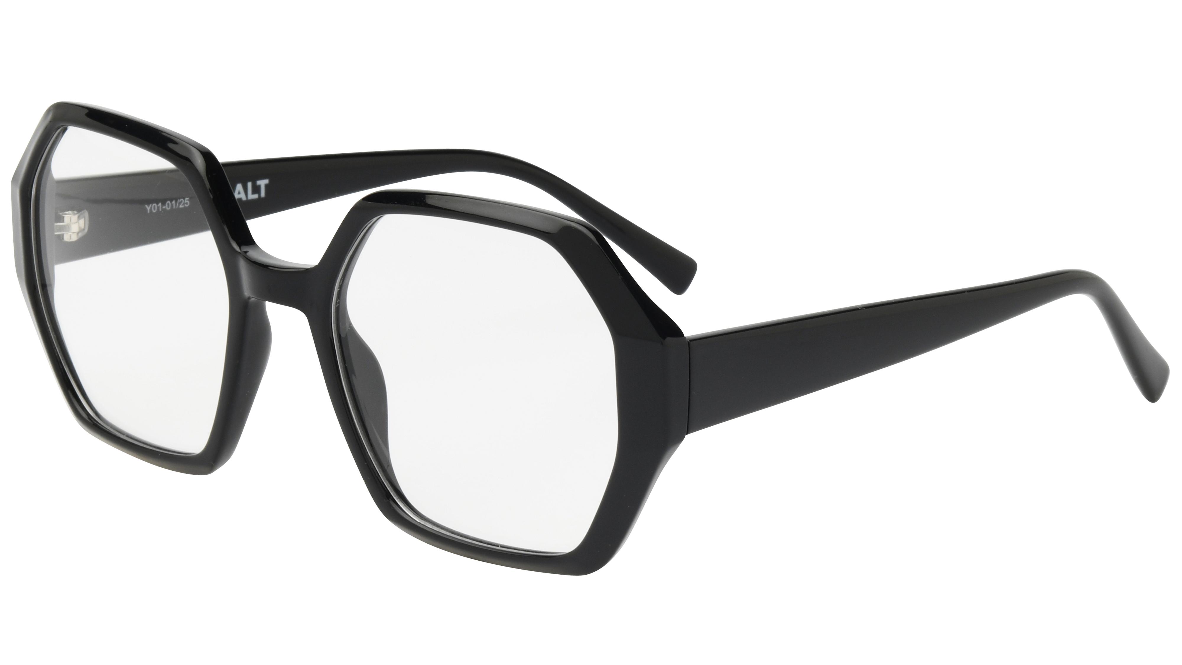 Lunettes de vue Alternance Femme Noir Carré alt25106 Trois-Quart