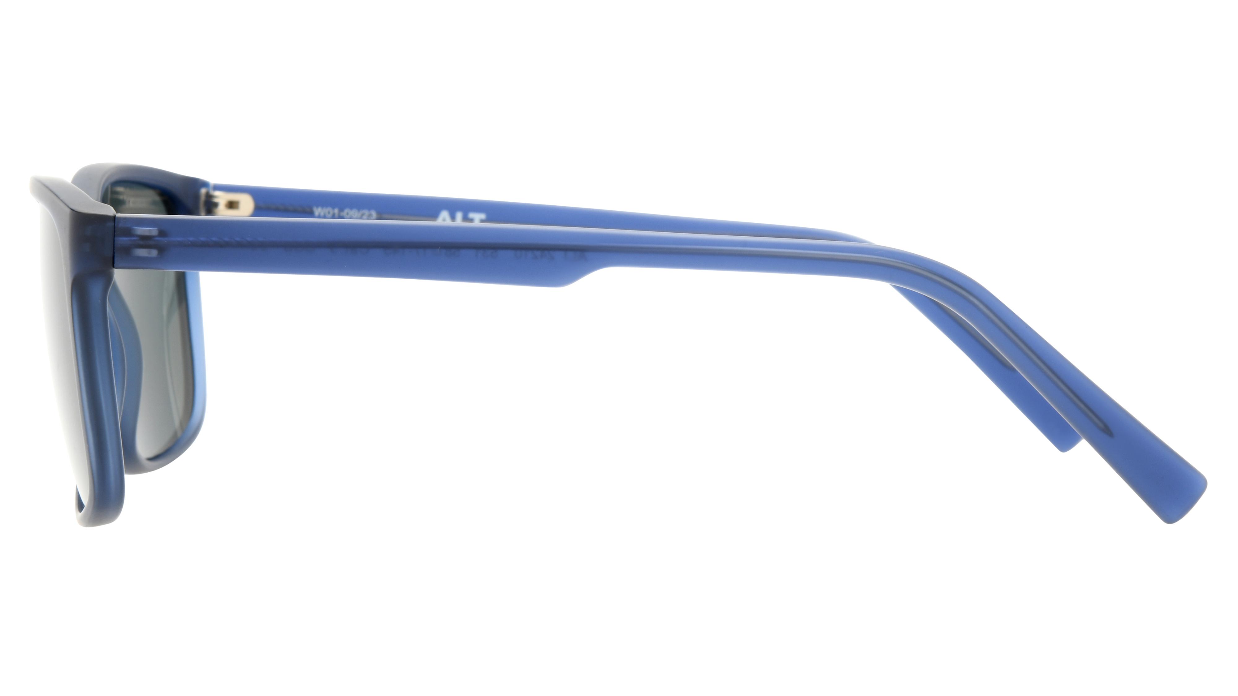 Lunettes de soleil Alternance Homme Bleu Rectangle Alt24210 Gauche