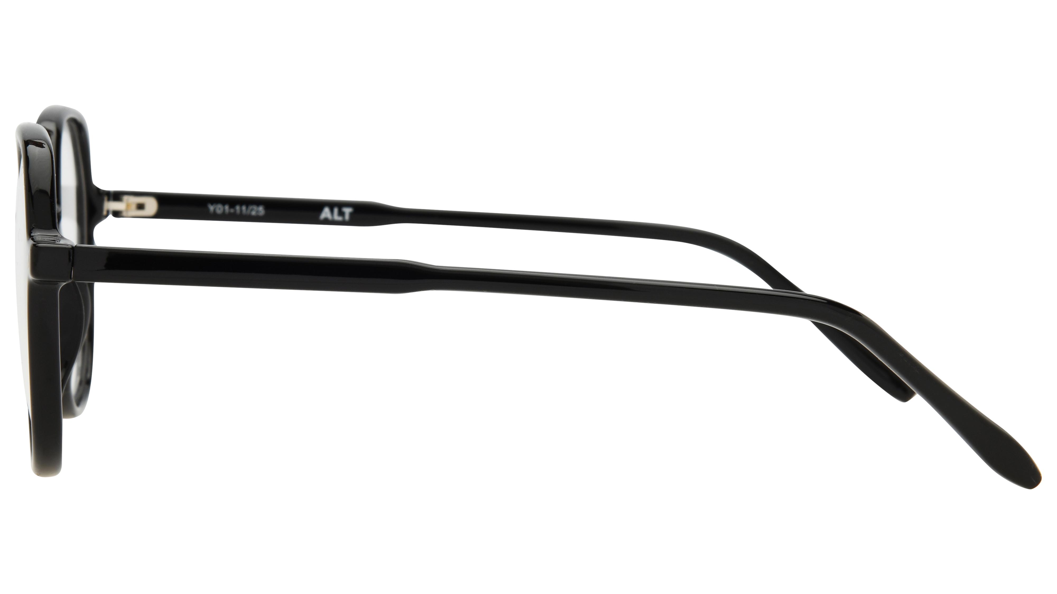 Lunettes de vue Alternance Femme Noir Tonneau alt26111 Gauche