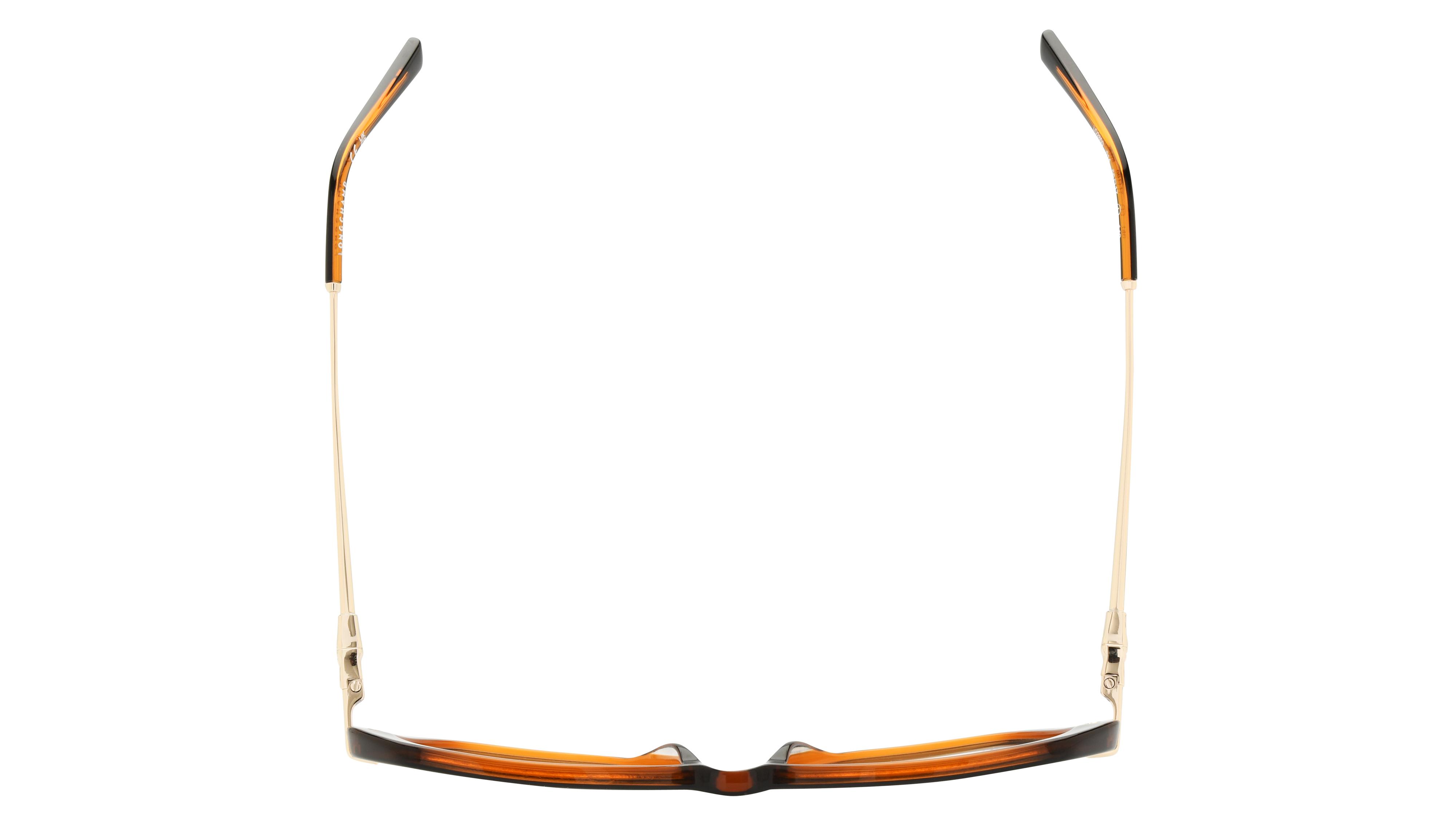 Lunettes de vue Longchamp Femme Noir Carré LO2800 Dessus
