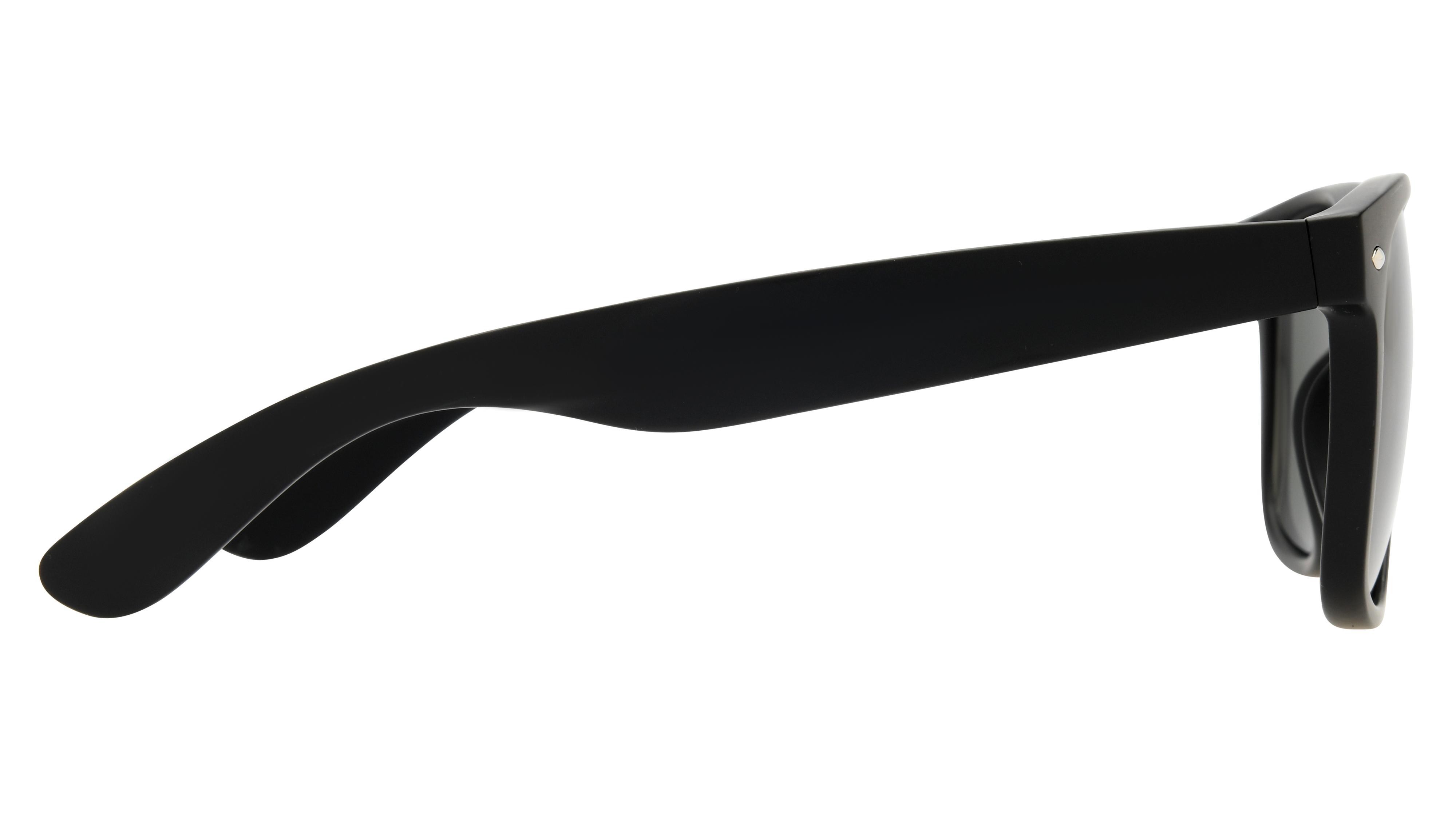 Lunettes de soleil VIP Mixte Noir Wayfarer Vip2507 Droite