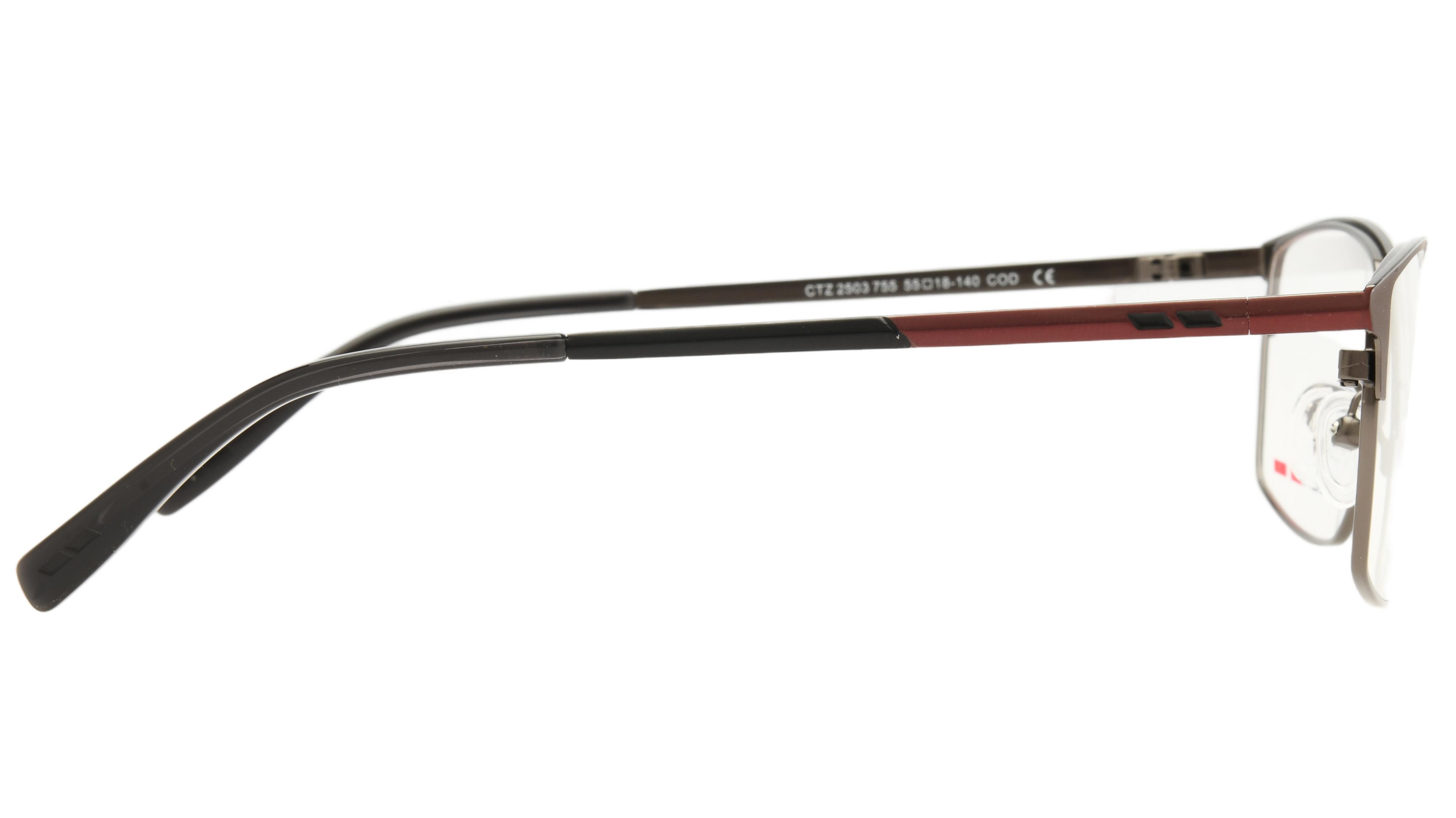 Lunettes de vue Citizen Homme Rouge Rectangle ctz2503 Droite