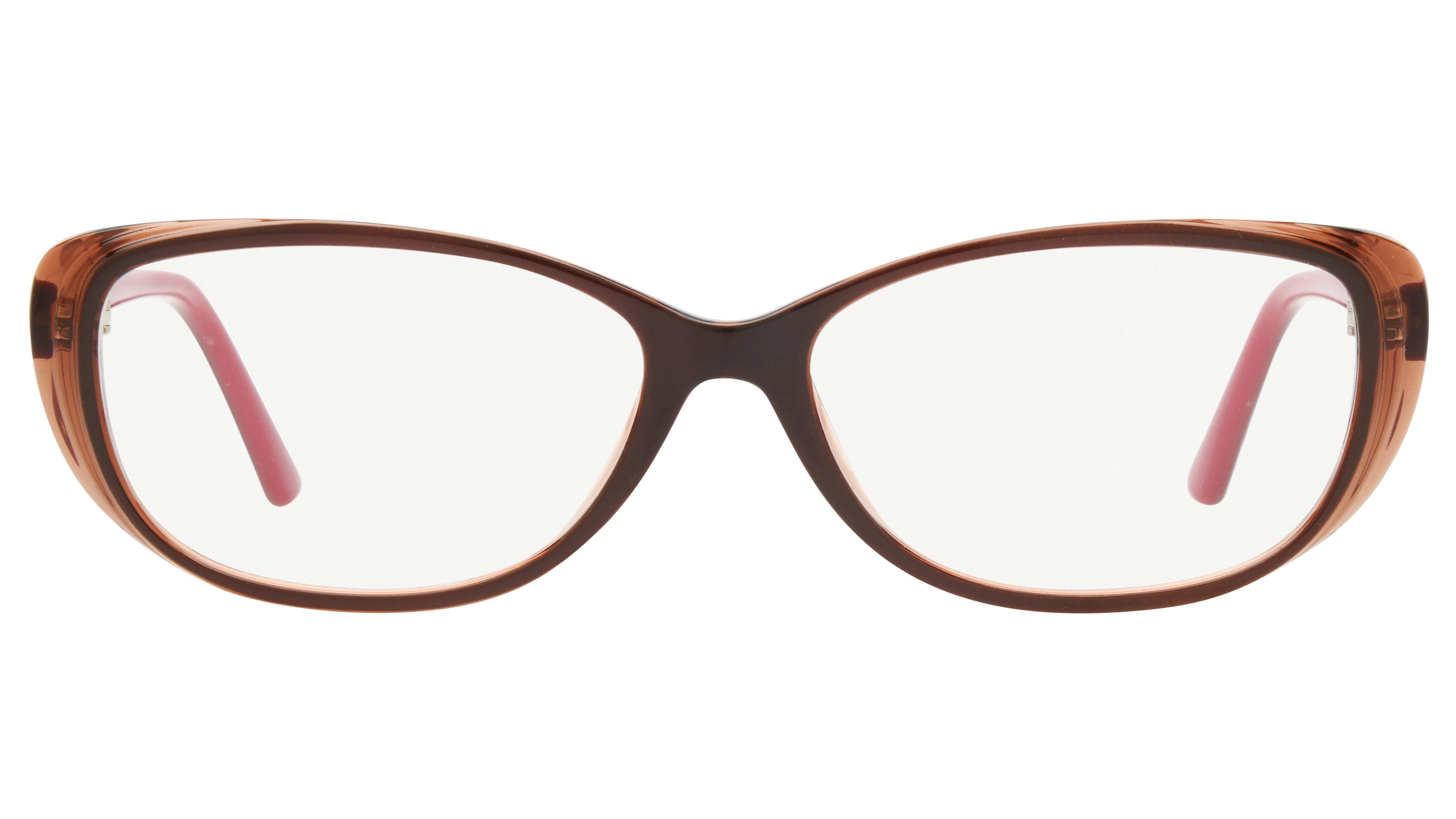 Lunettes de vue Alternance Femme Marron Rectangle alt25112 Face