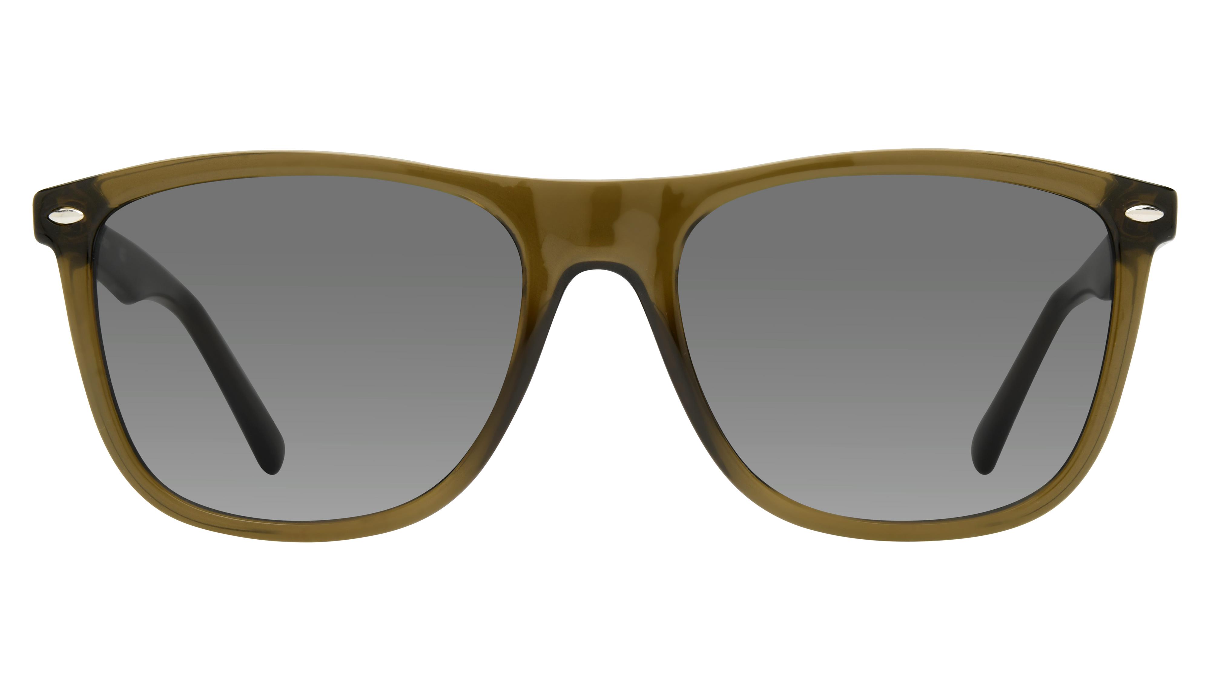Lunettes de soleil Alternance Mixte Vert Wayfarer Alt25205 Face