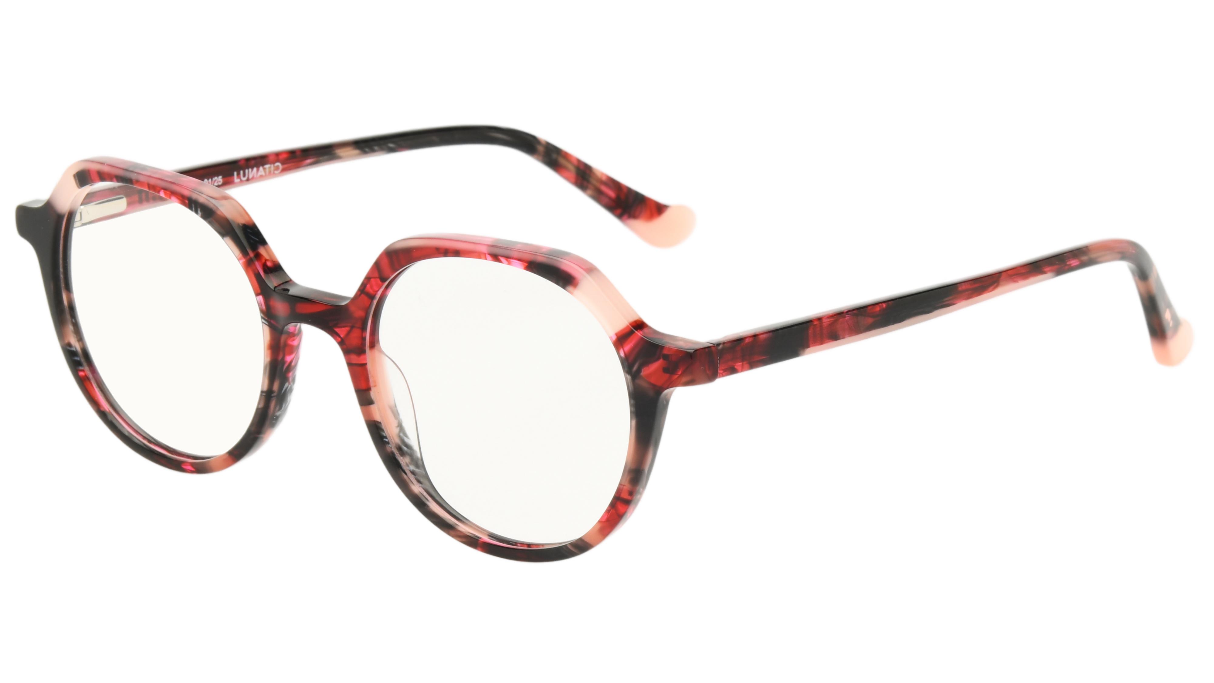 Lunettes de vue Lunatic Femme Rose Pantos Lun2503 Trois-Quart