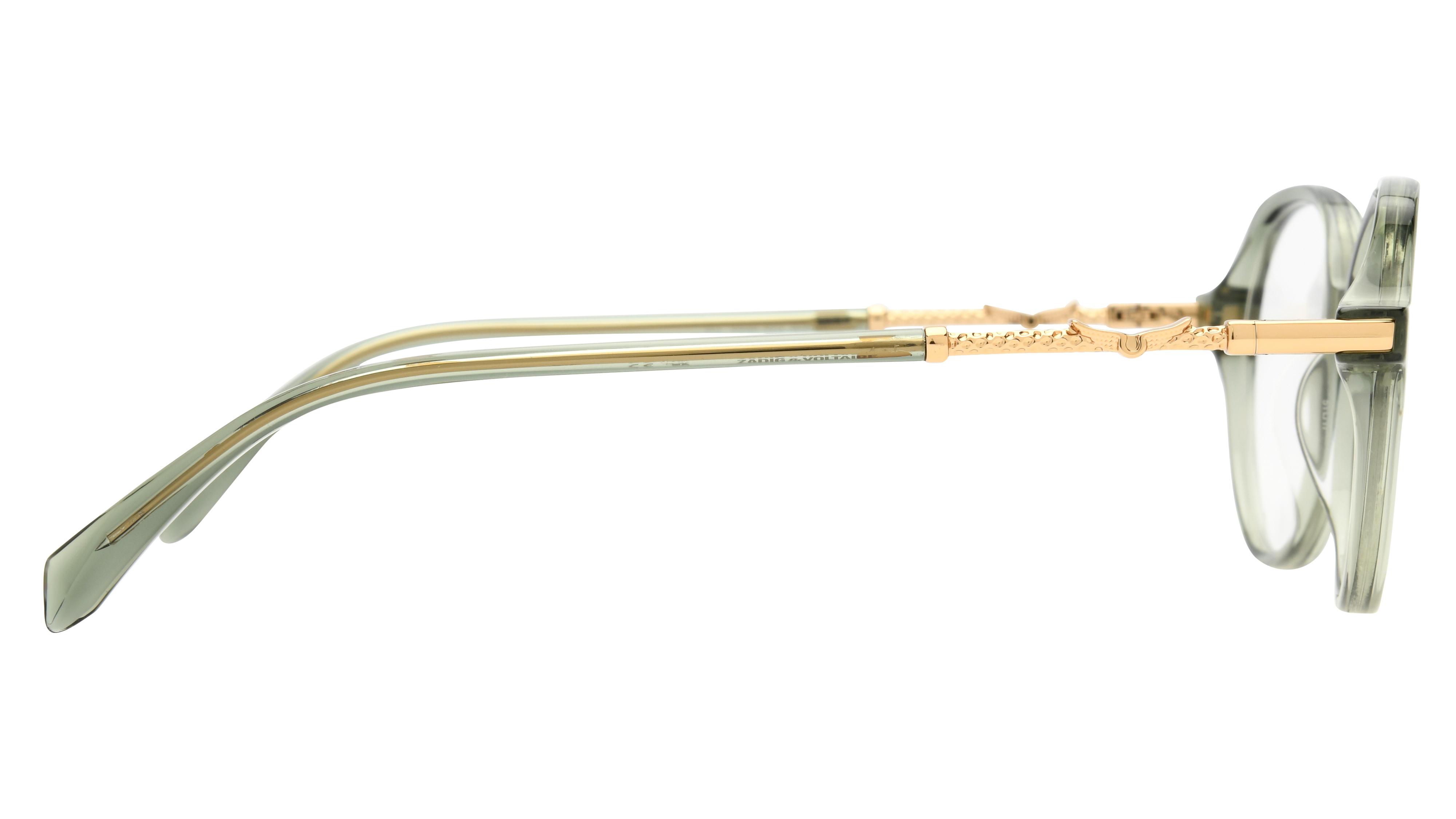 Lunettes de vue Zadig & Voltaire Femme Vert Papillon Vzv432 Droite
