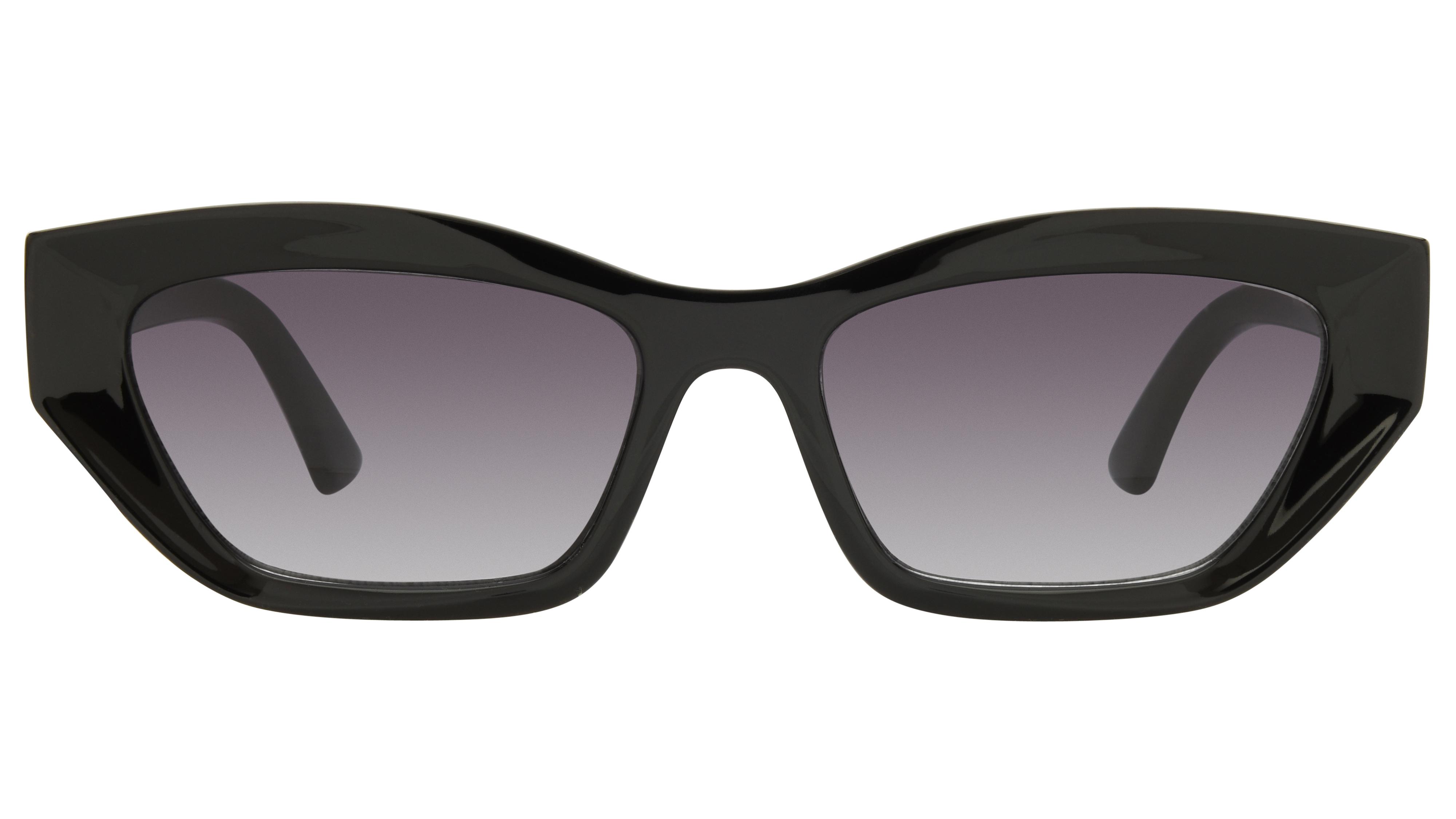 Lunettes de soleil VIP Femme Noir Papillon vip2601 Face