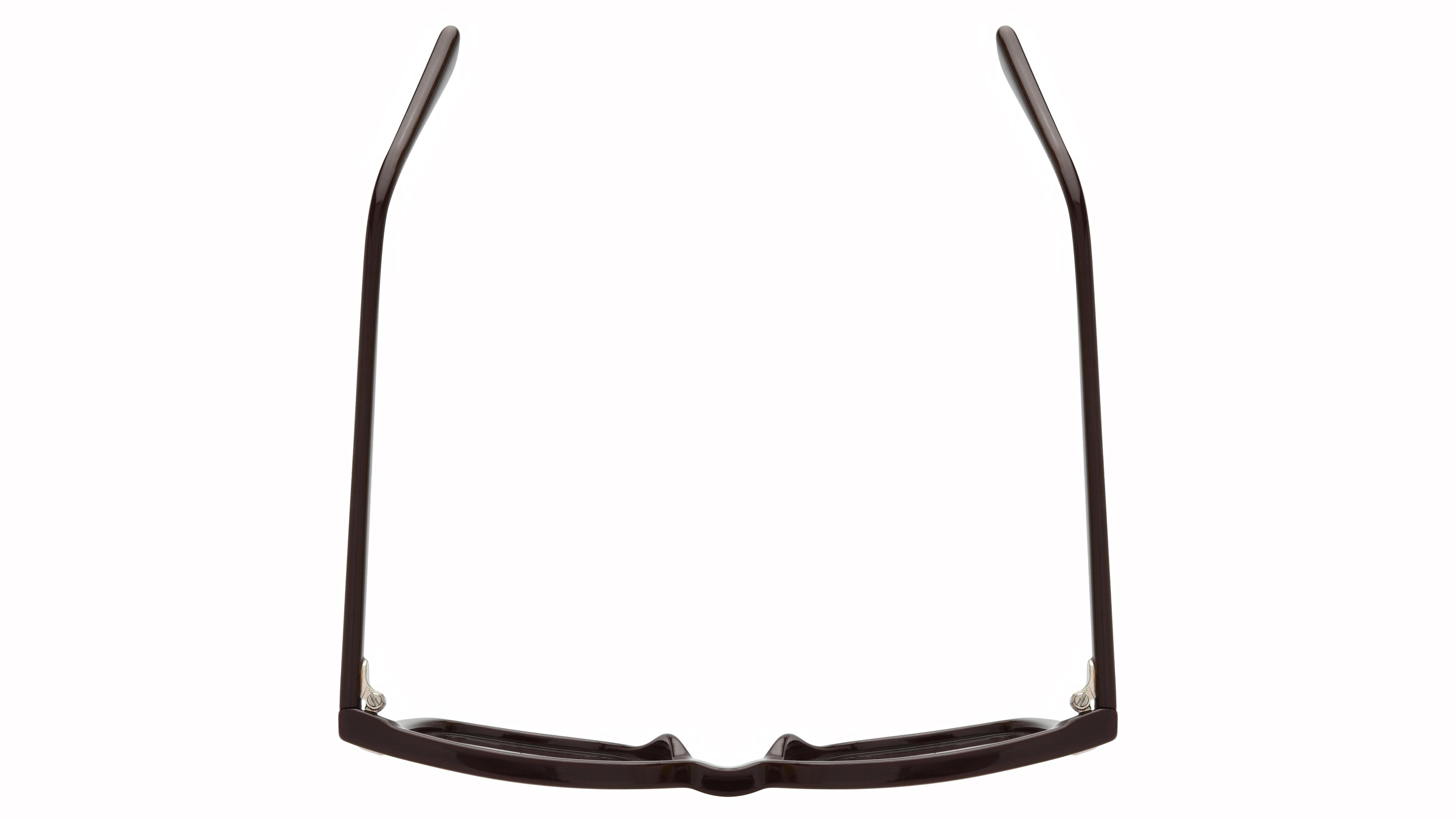 Lunettes de vue Alternance Femme Rouge Carré alt26107 Dessus