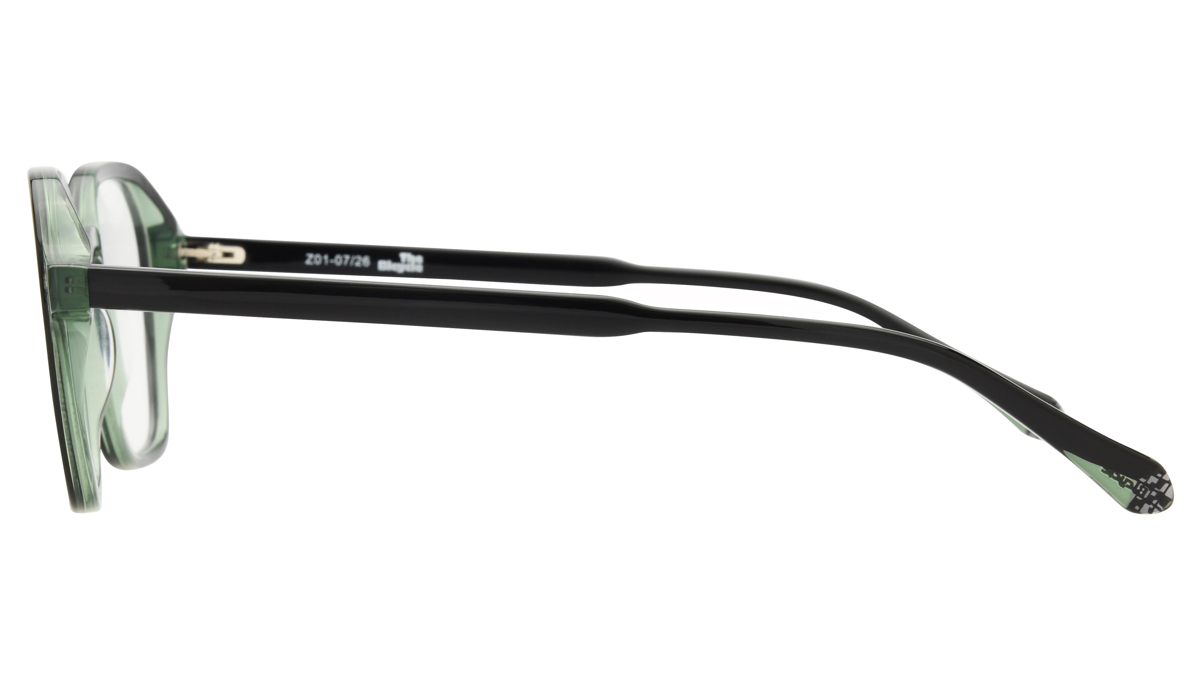 Lunettes de vue The Bicycle Homme Vert Carré Bic2607 Gauche