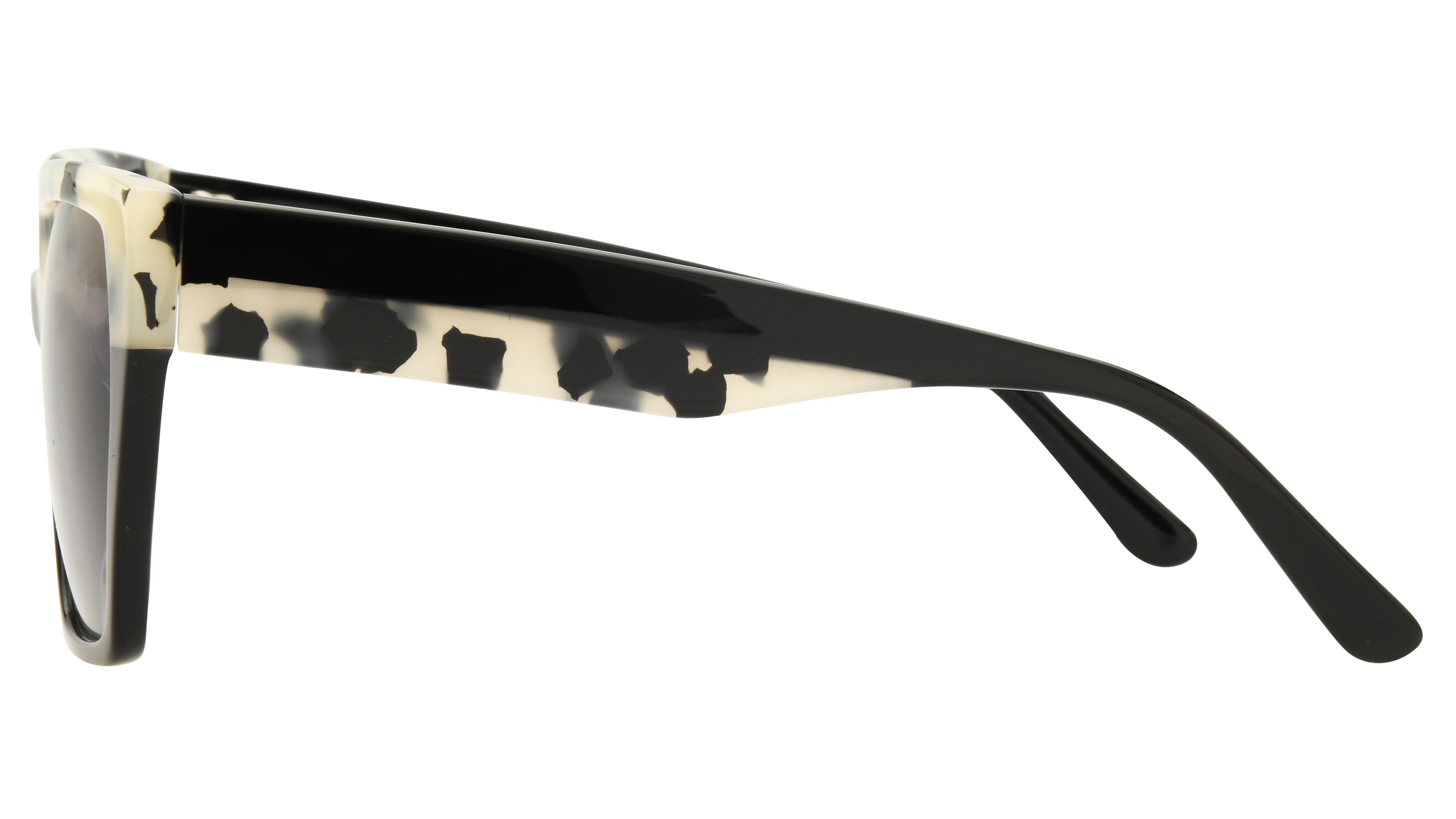 Lunettes de soleil Pol&Sun Femme Noir Papillon pos2601 Gauche