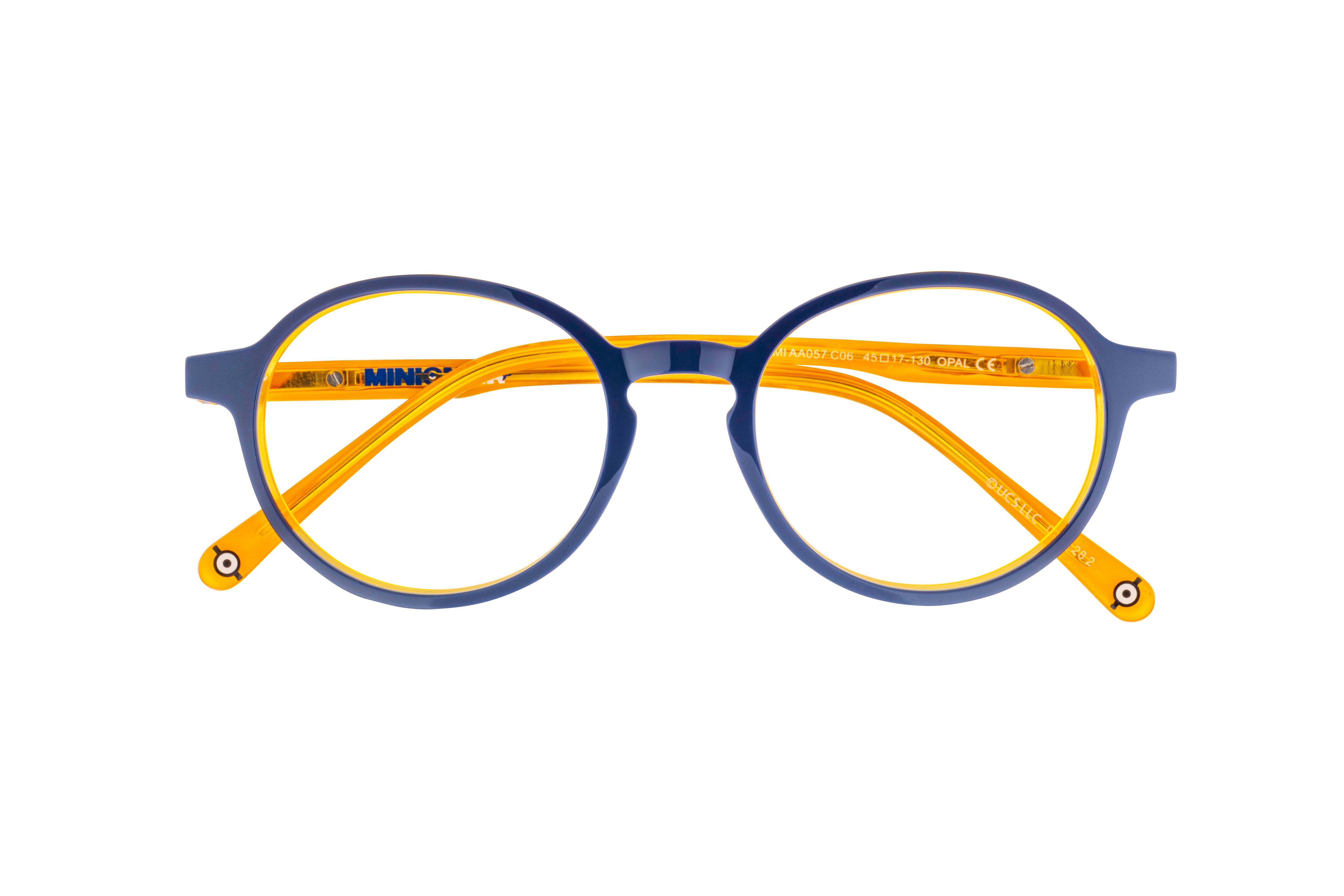 Lunettes De Vue Rondes AVM Bleu Translucide - Style Rétro Années 50, Italie