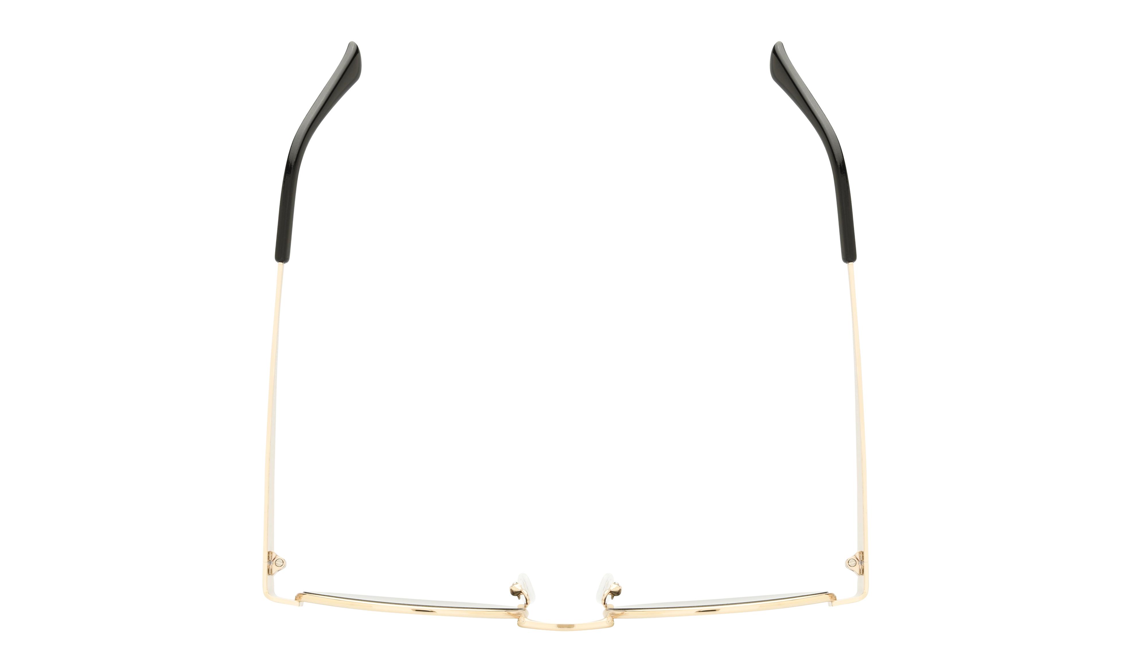 Lunettes de soleil VIP Femme Or Ovale vip2602 Dessus