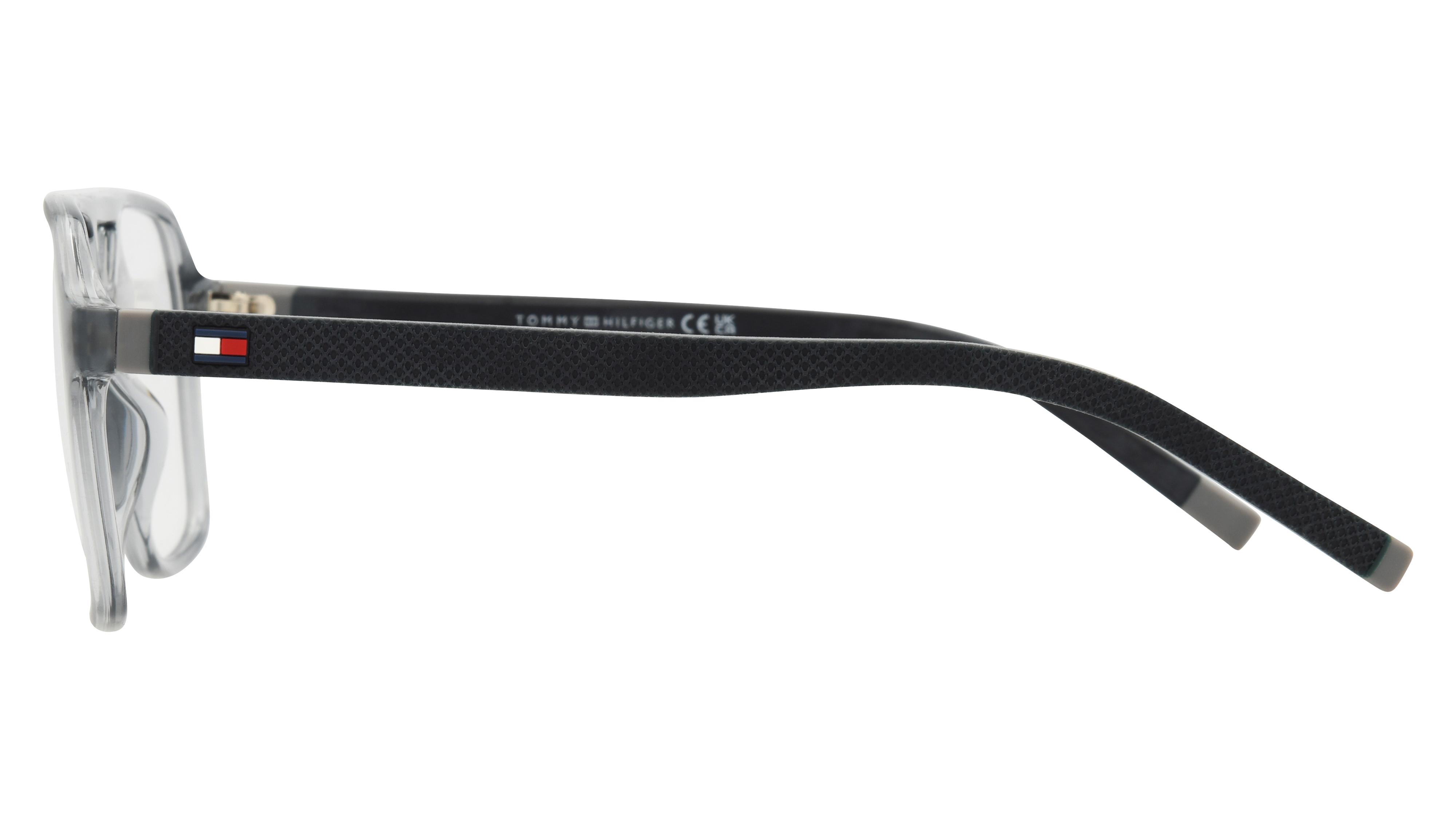 Lunettes de vue Tommy Hilfiger Homme Gris Aviateur Th2379 Gauche