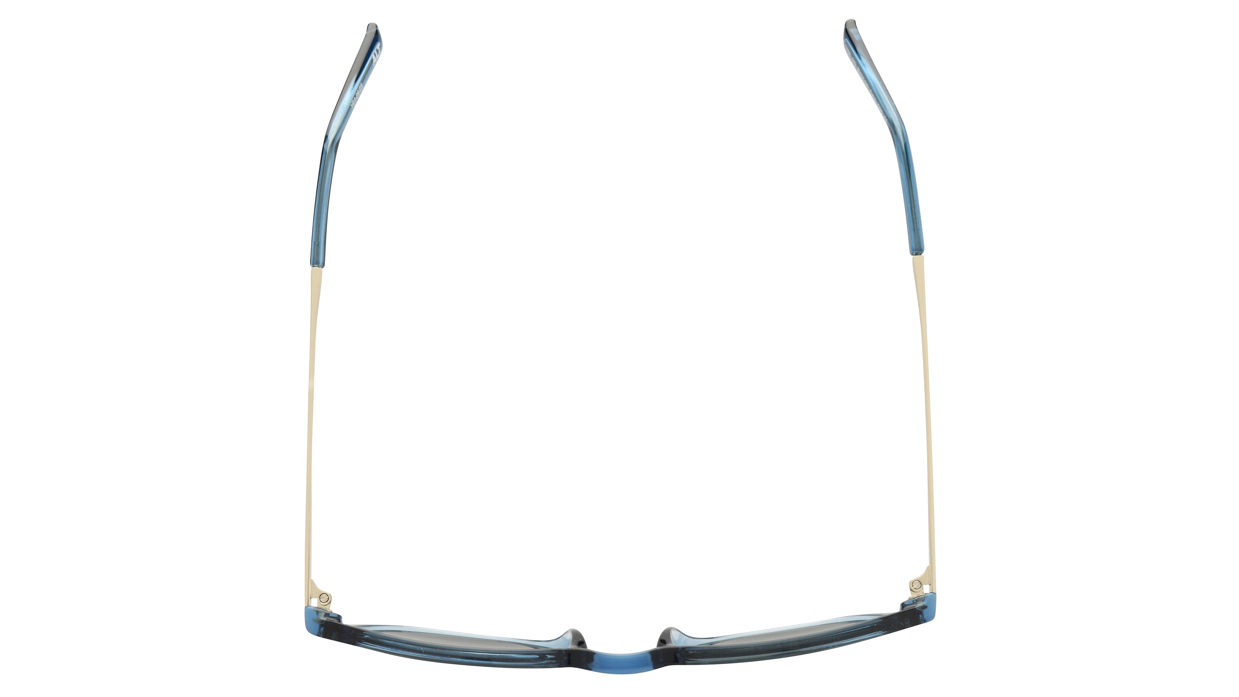 Lunettes de soleil Alternance Mixte Bleu Ronde alt19208 Dessus