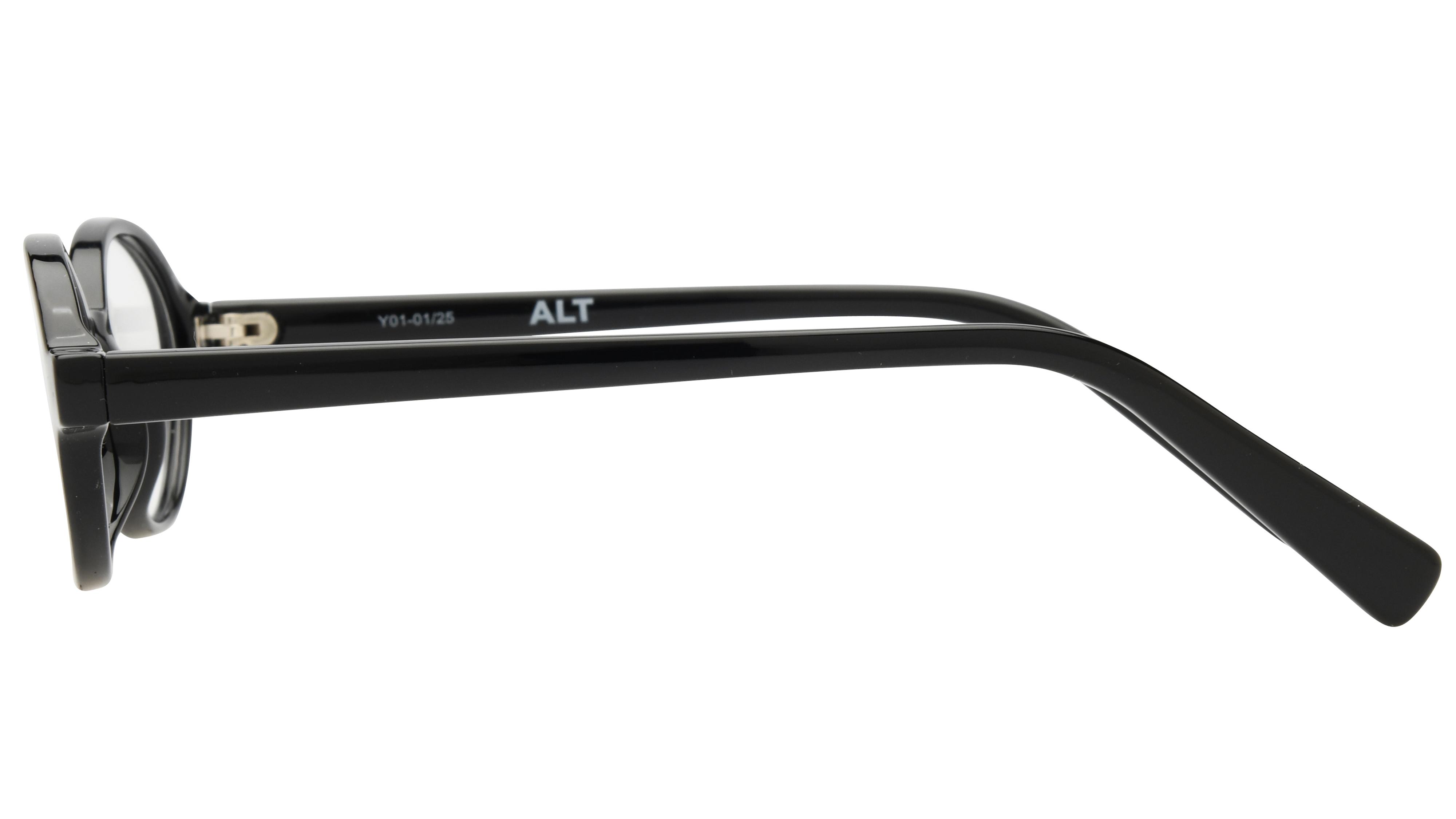 Lunettes de vue Alternance Femme Noir Ovale alt25109 Gauche