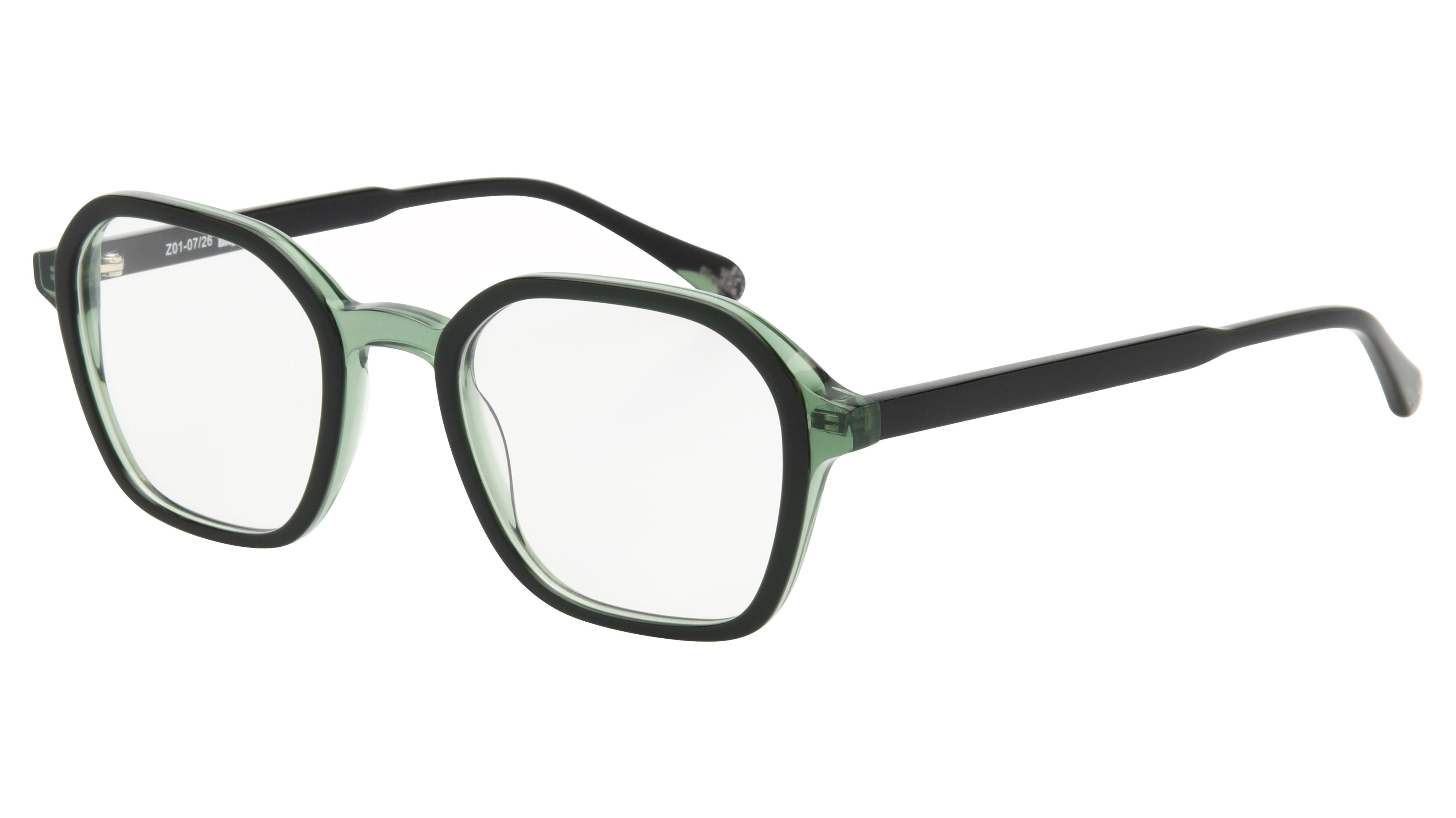 Lunettes de vue The Bicycle Homme Vert Carré Bic2607 Trois-Quart