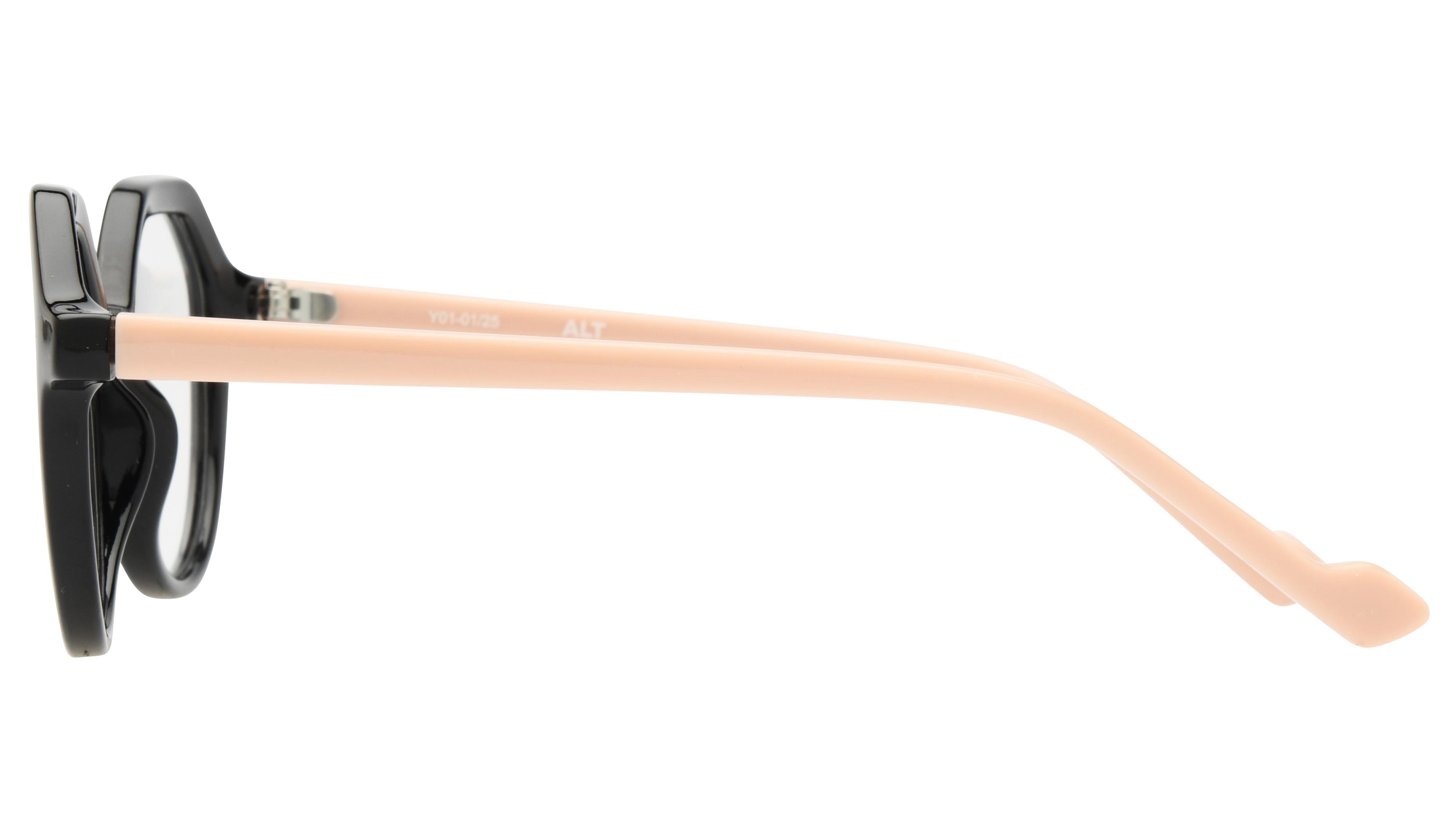 Lunettes de vue Alternance Femme Noir Carré alt25113 Gauche