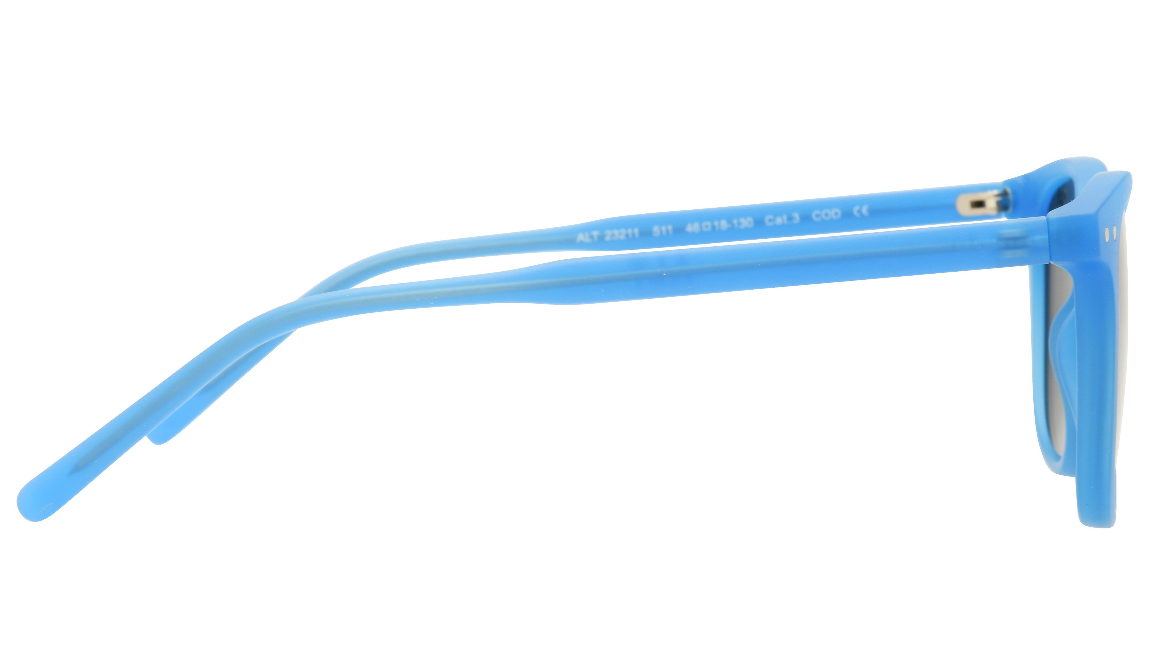 Lunettes de soleil Alternance Enfant Bleu Carré alt23211 Droite