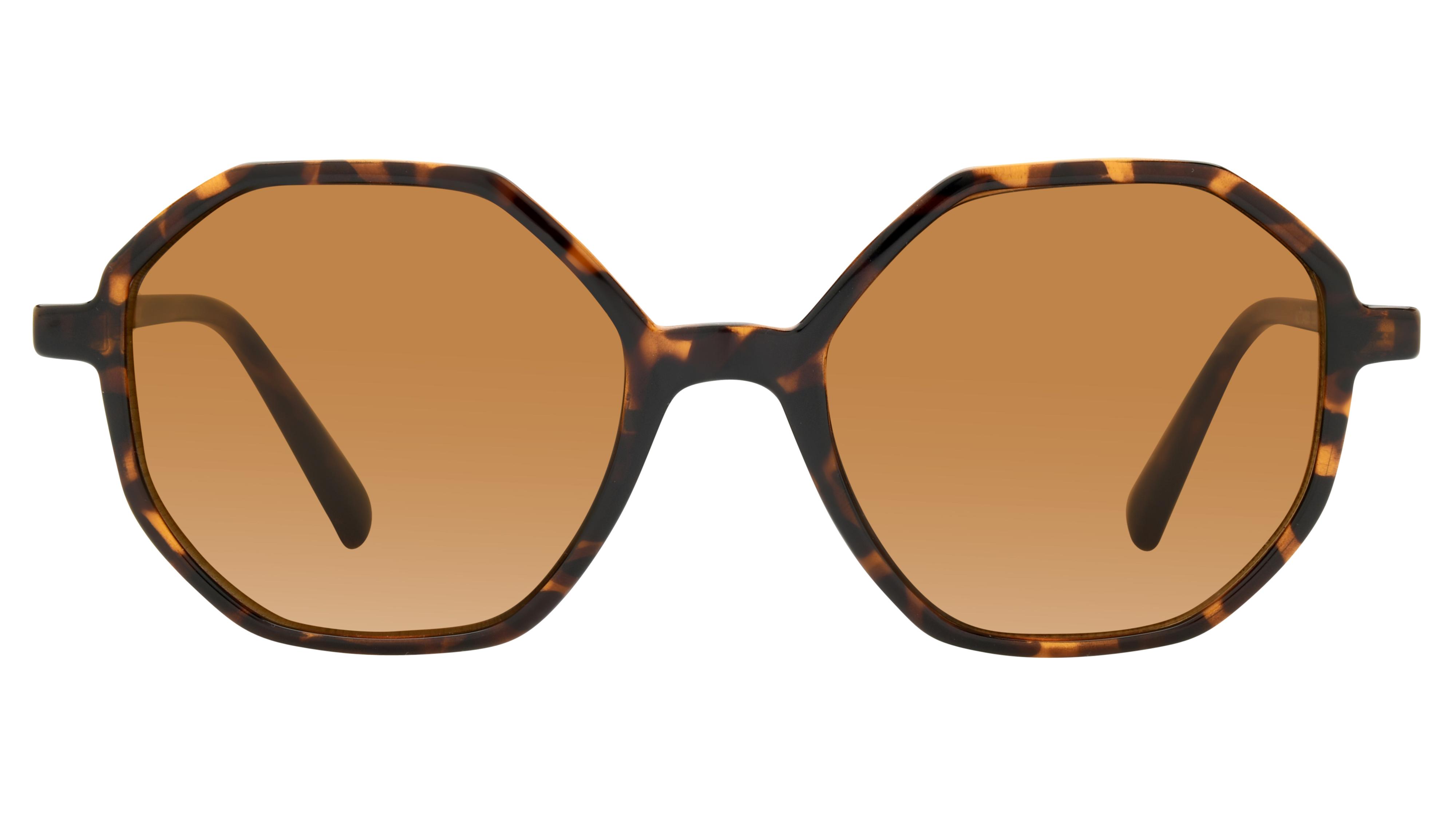 Lunettes de soleil Alternance Femme Ecaille Carré Alt24205 Face