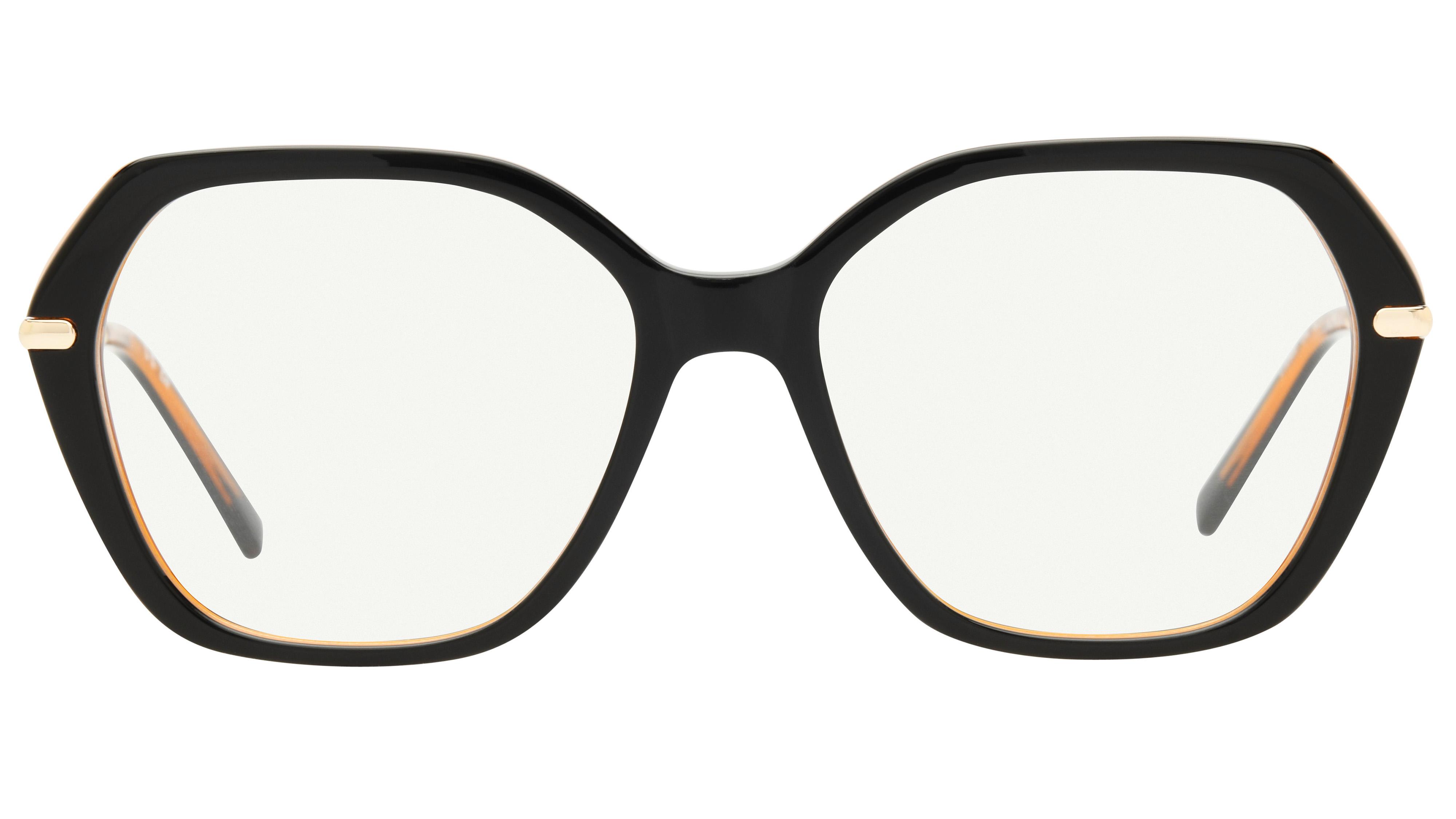 Lunettes de vue Longchamp Femme Noir Carré LO2800 Face