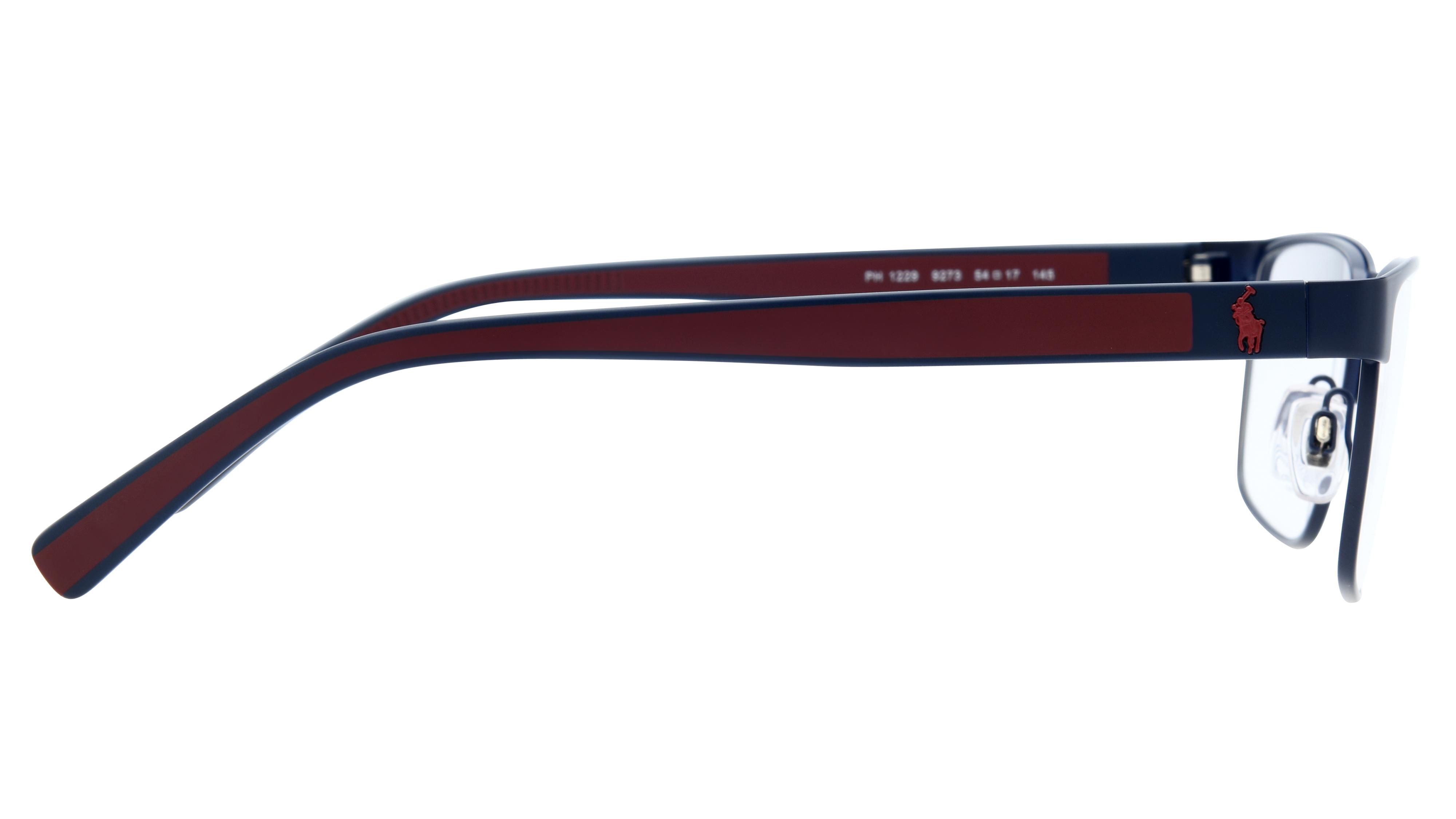 Lunettes de vue Polo Ralph Lauren Homme Bleu Rectangle PH1229 Droite