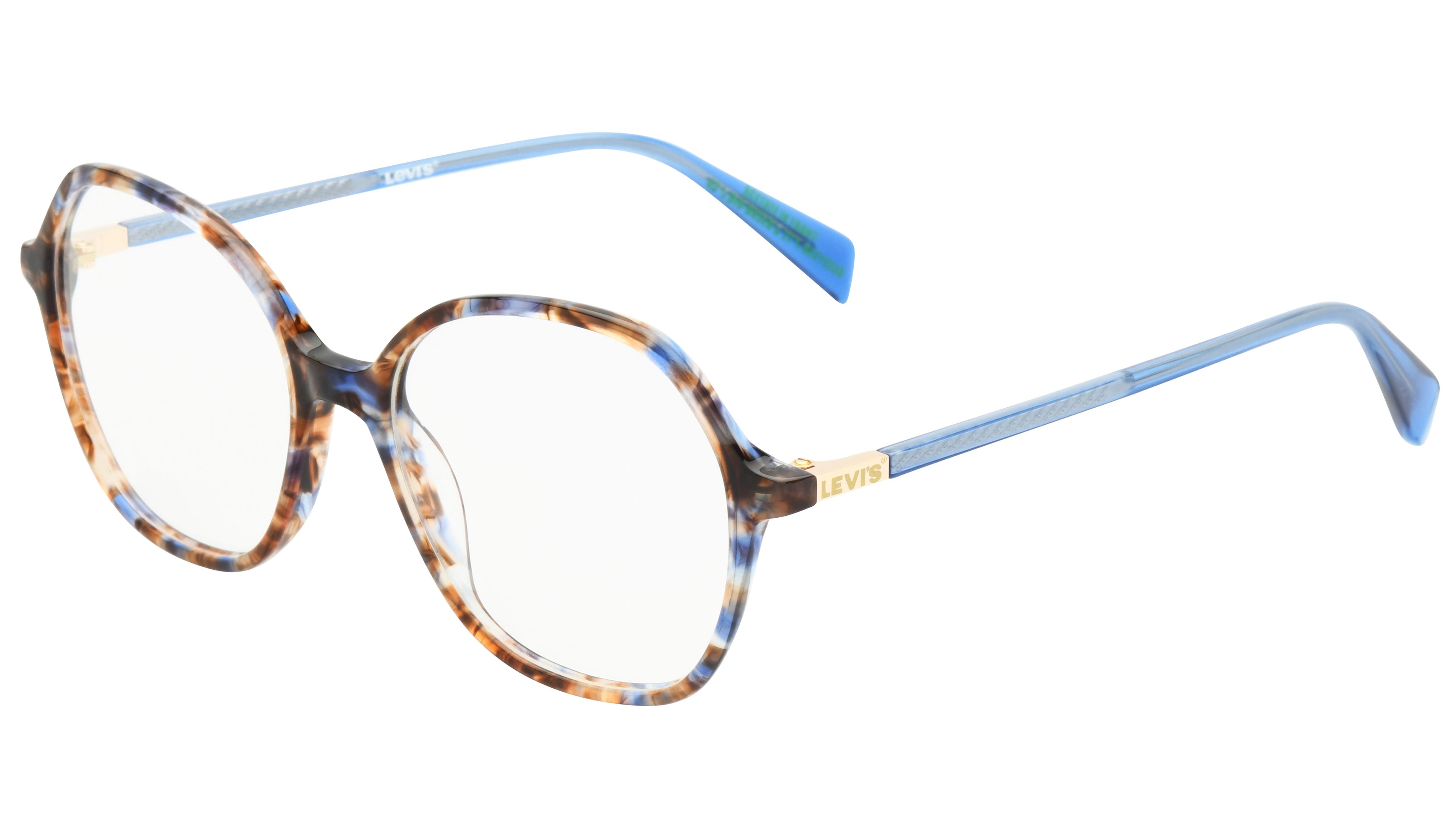 Lunettes de vue Levi's Femme Bleu Ronde lv1106 Trois-Quart