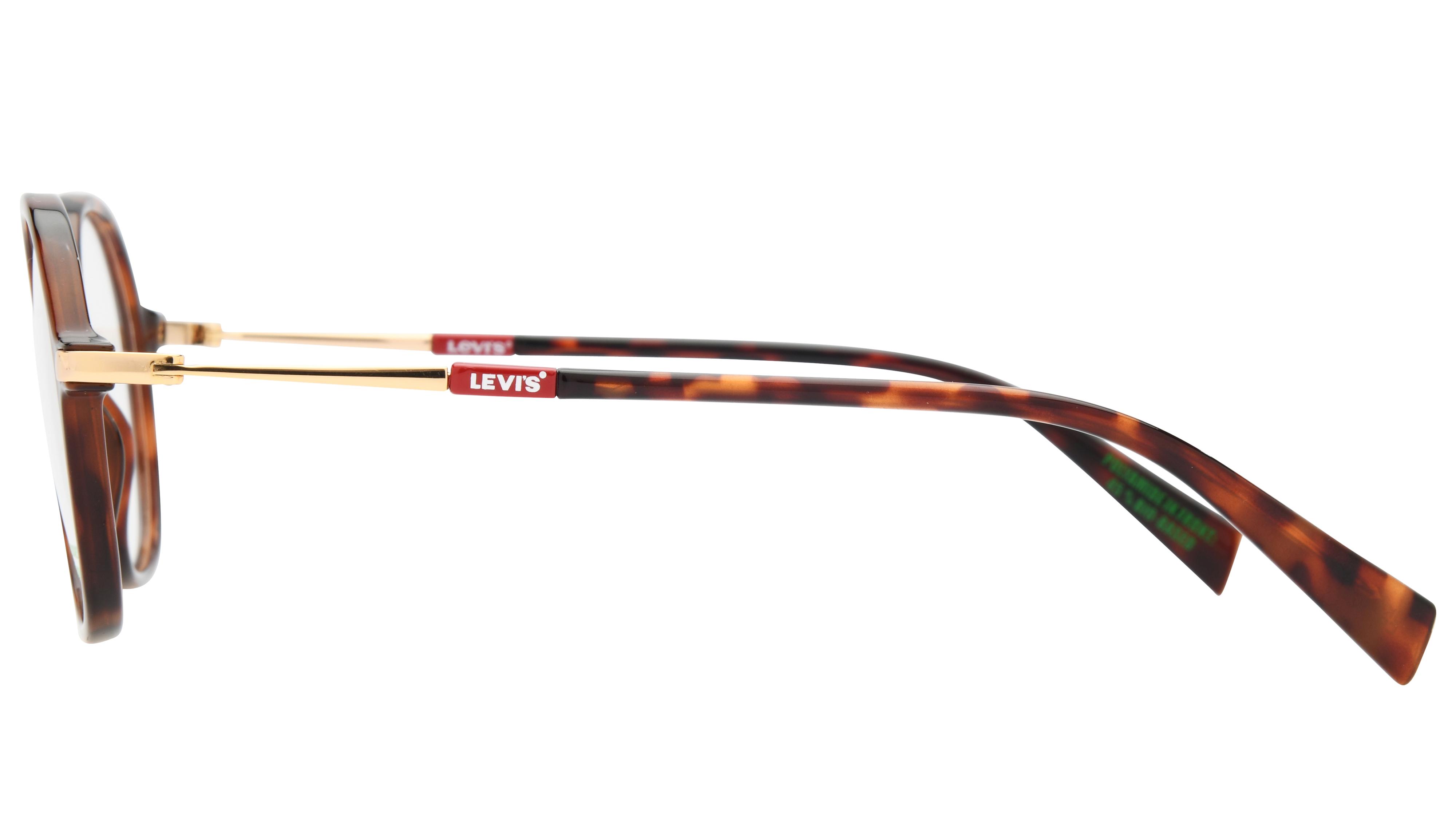 Lunettes de vue Levi's Femme Ecaille Ronde Lv1087 Gauche