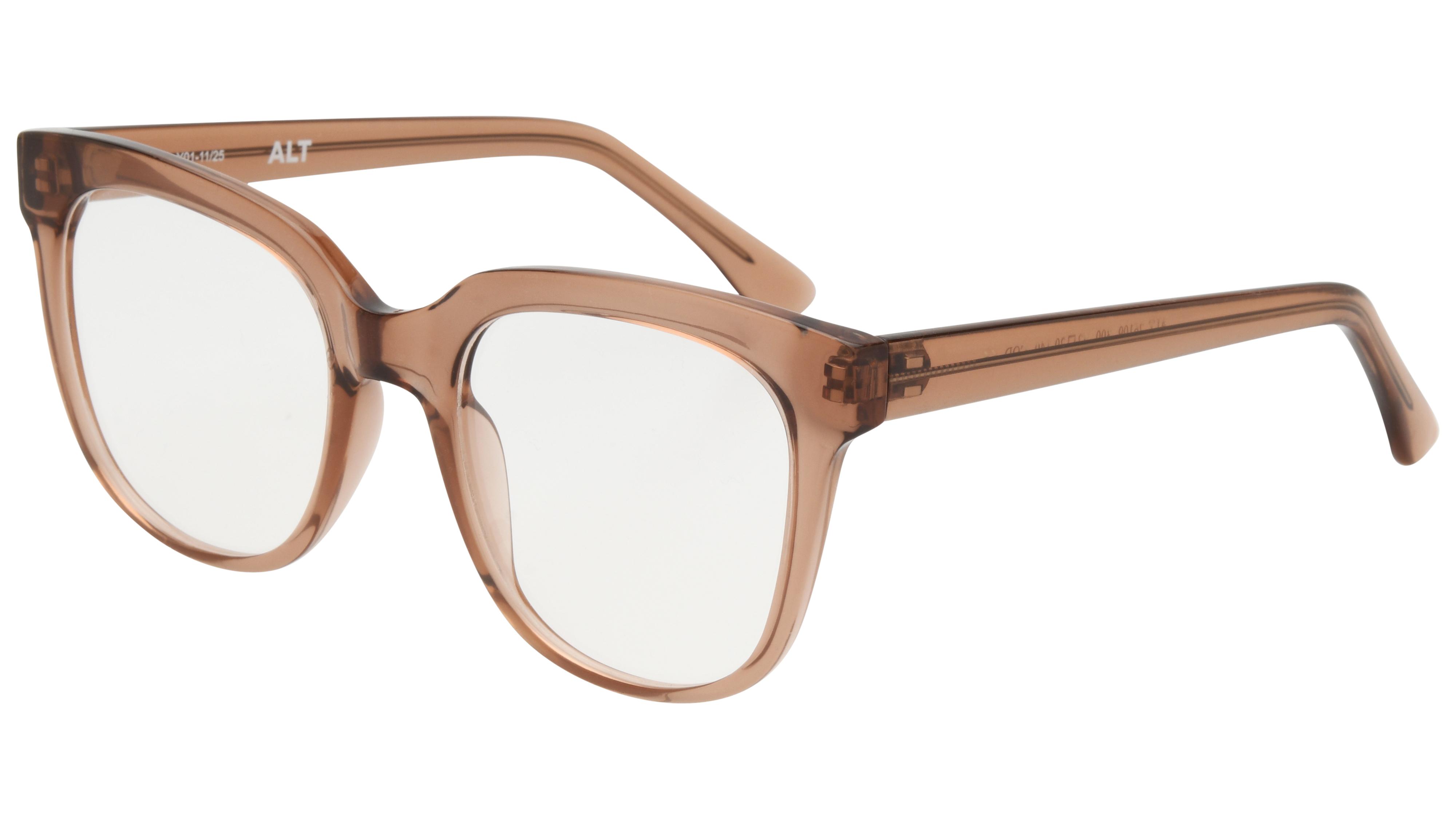 Lunettes de vue Alternance Femme Marron Carré alt26109 Trois-Quart