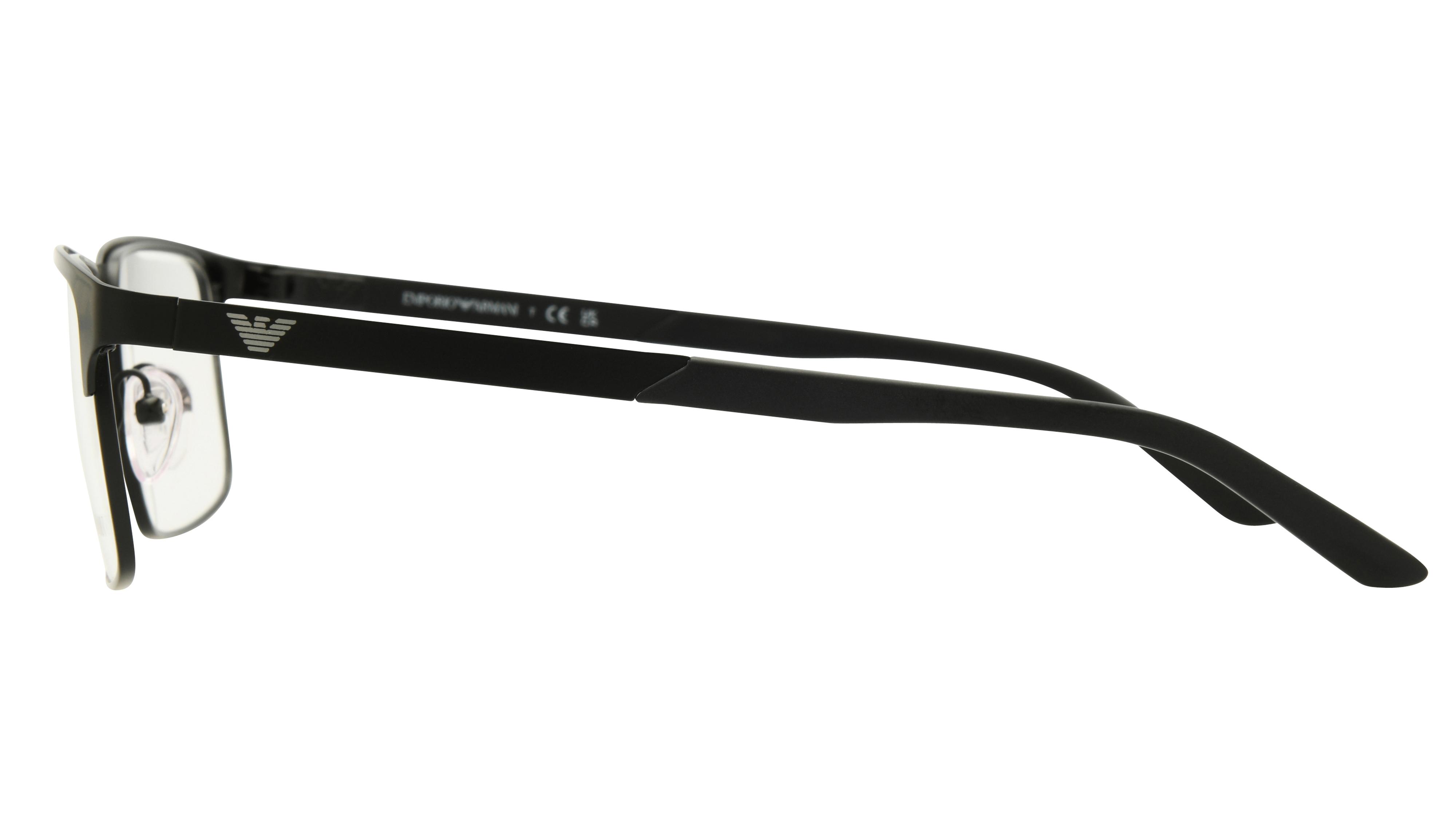 Lunettes de vue Emporio Armani Homme Noir Rectangle EA1170 Gauche