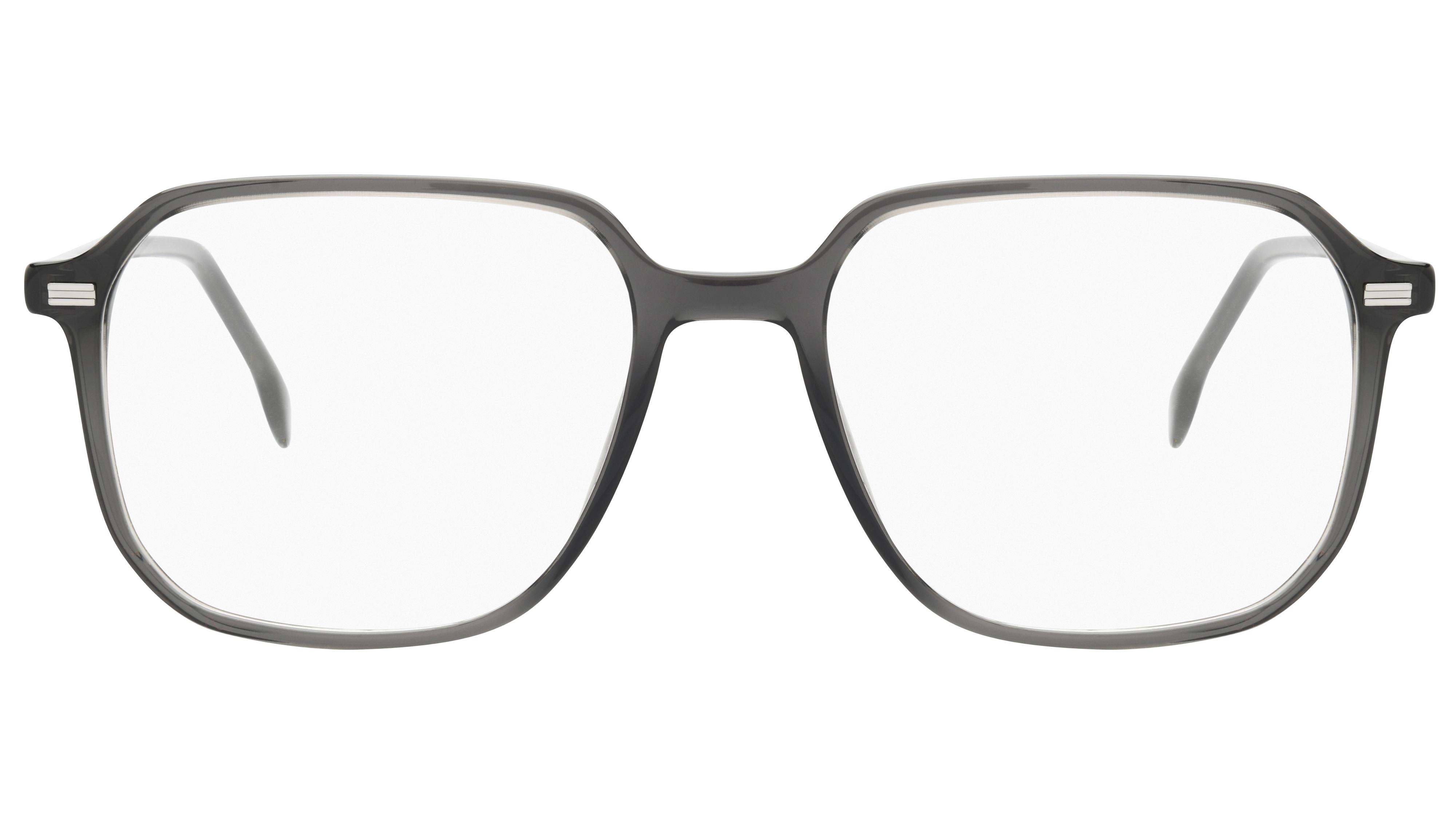 Lunettes de vue Boss Homme Gris Rectangle boss1883 Face
