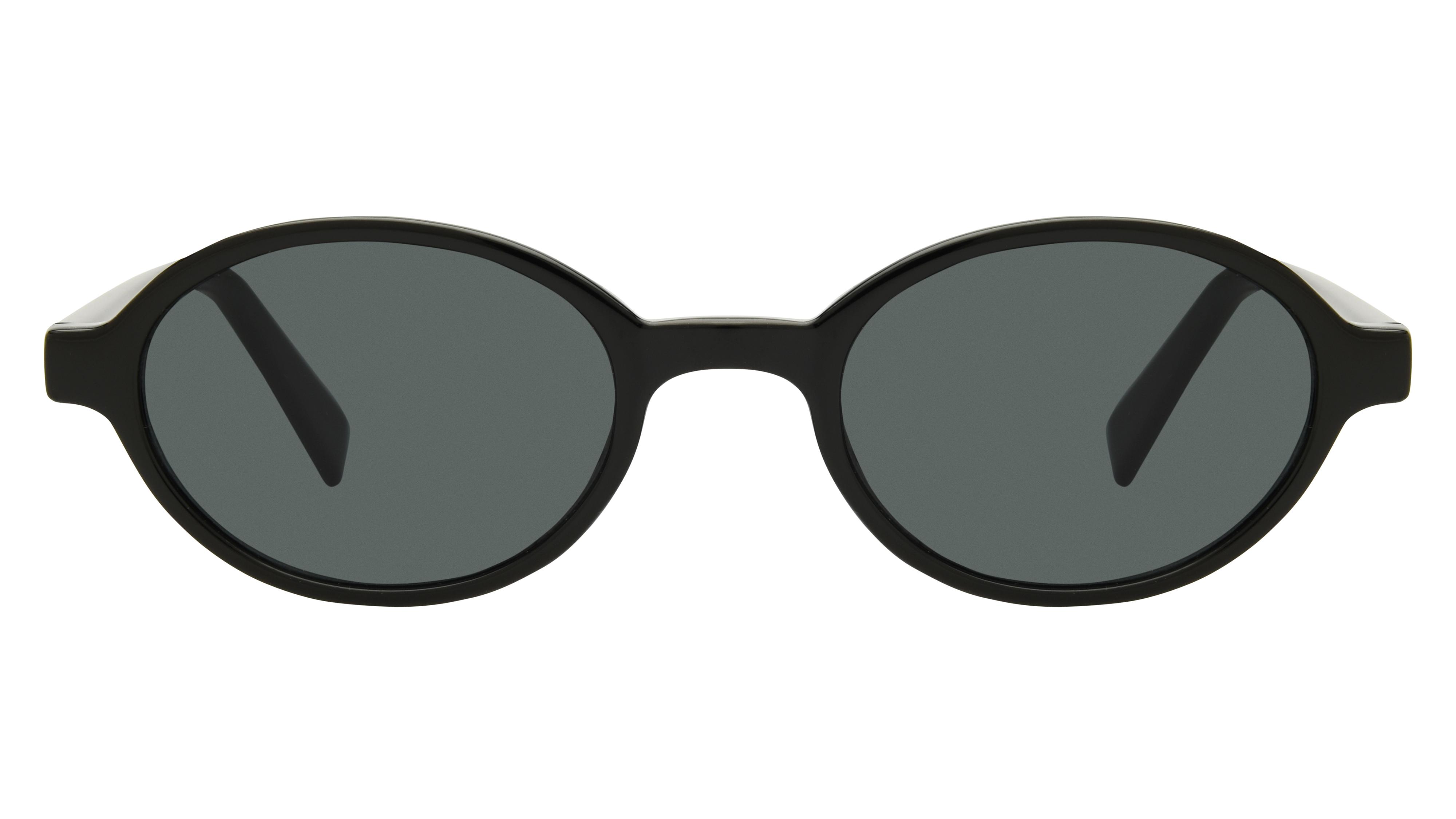 Lunettes de soleil Alternance Femme Noir Ovale Alt26206 Face