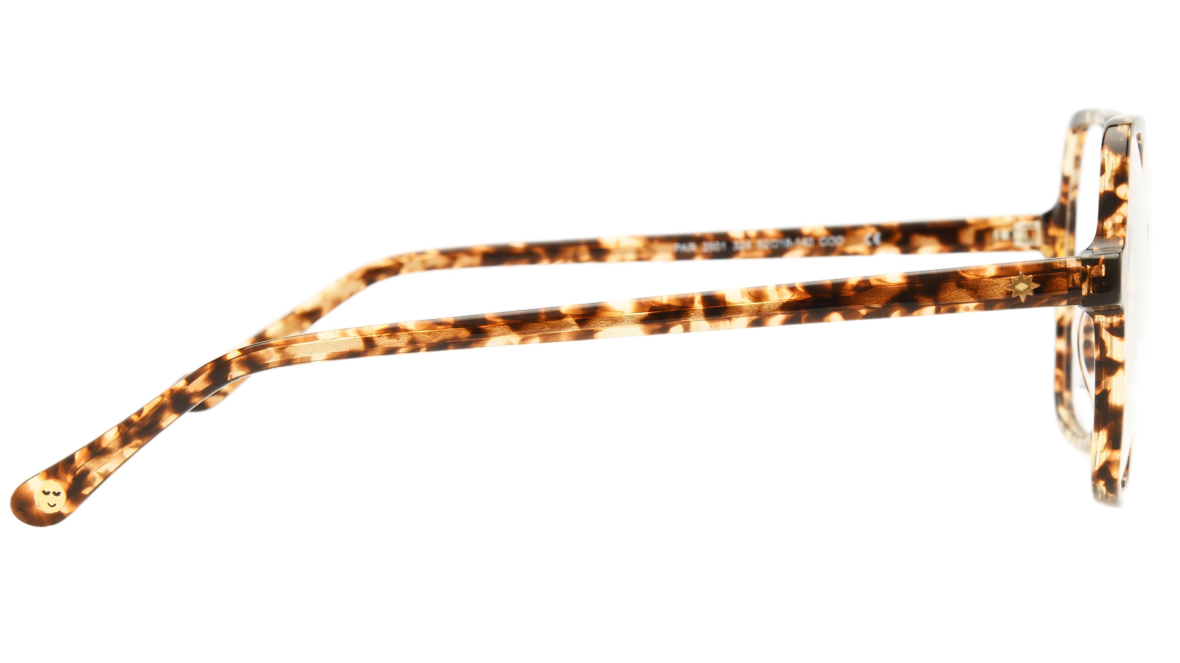 Lunettes de vue La Paresseuse Femme Ecaille Carré Par2501 Droite