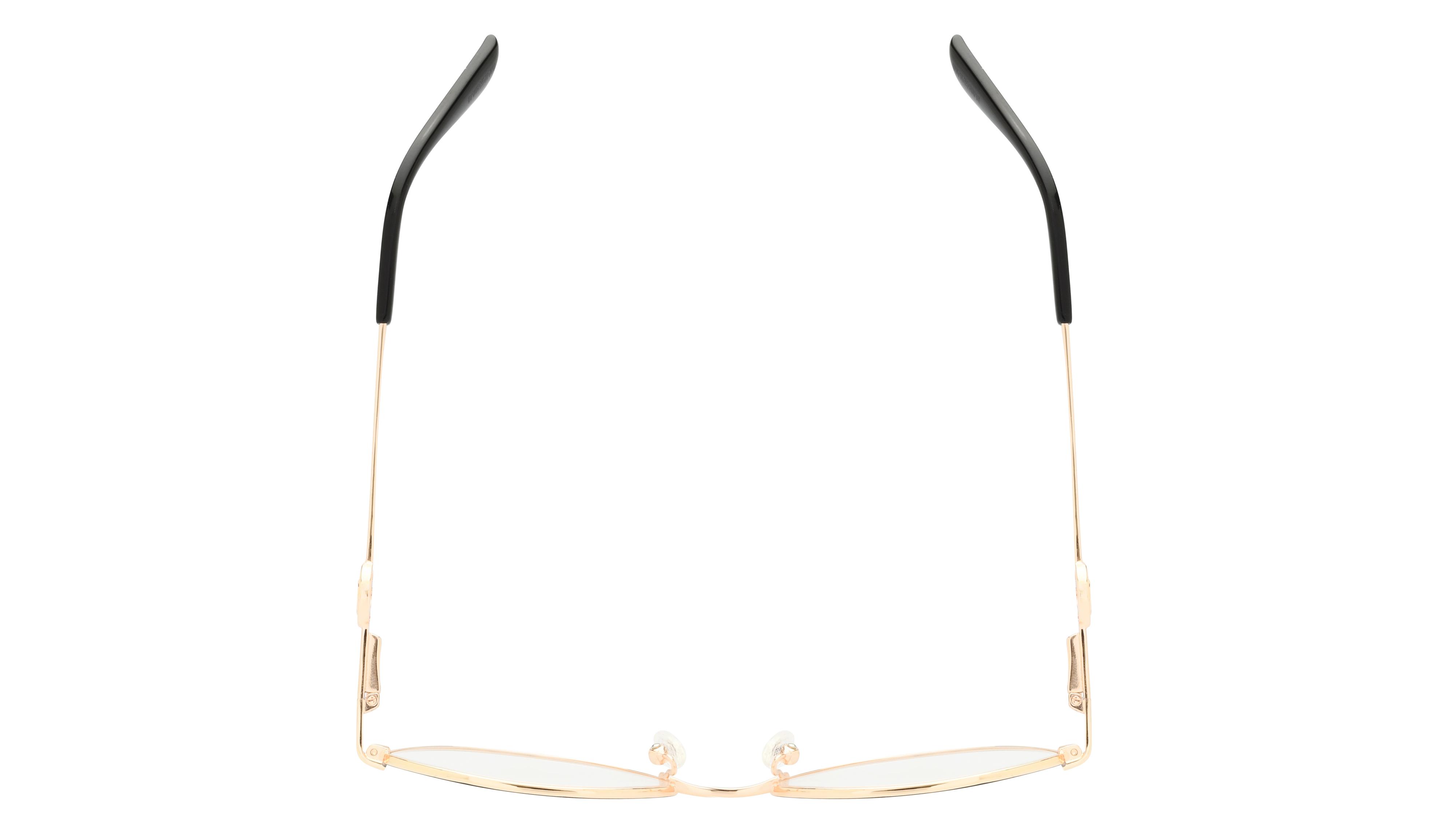 Lunettes de vue Guess Femme Noir Arrondie GU50348 Dessus