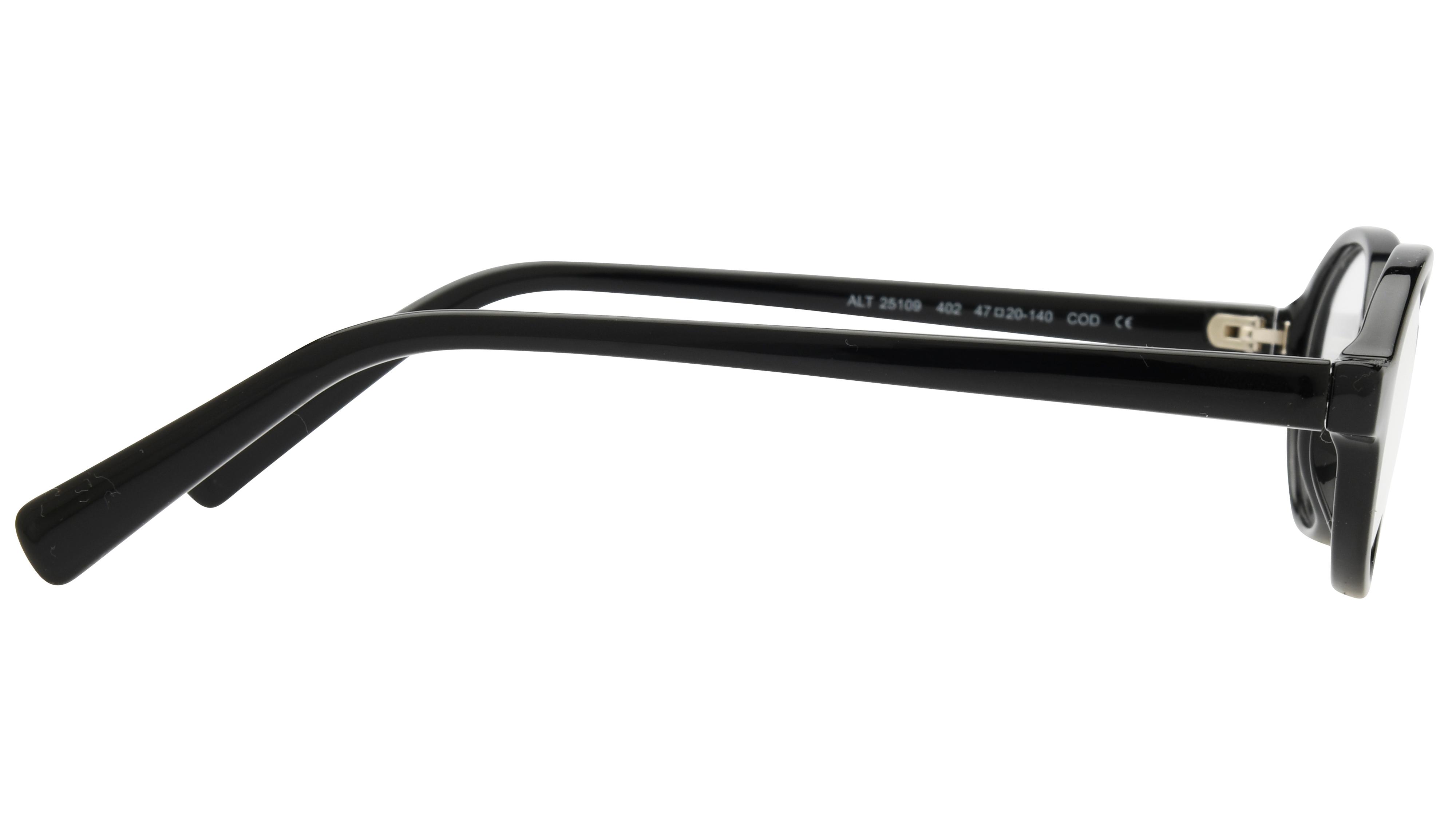 Lunettes de vue Alternance Femme Noir Ovale alt25109 Droite