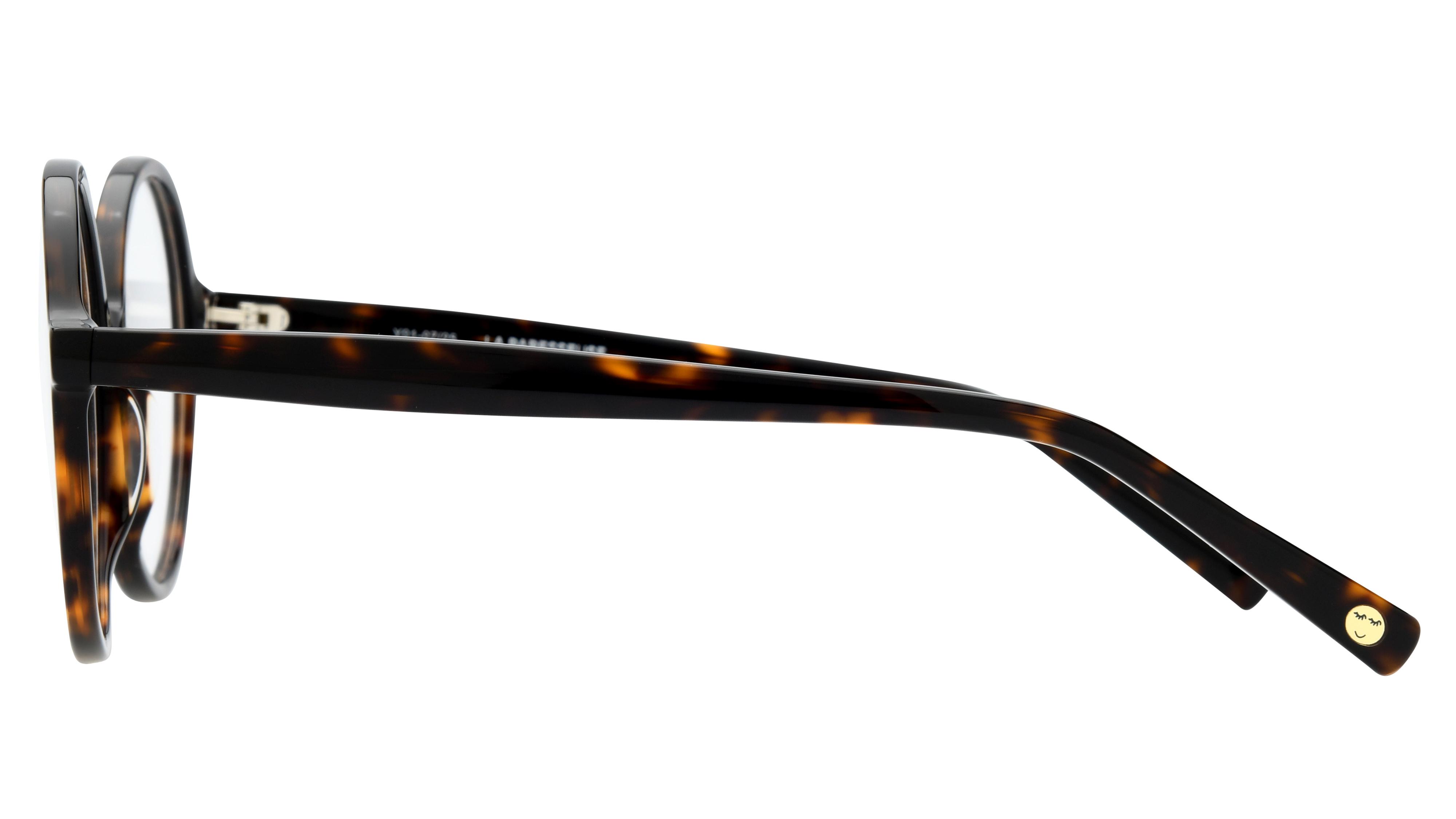 Lunettes de vue La Paresseuse Femme Ecaille Ronde Par2603 Gauche