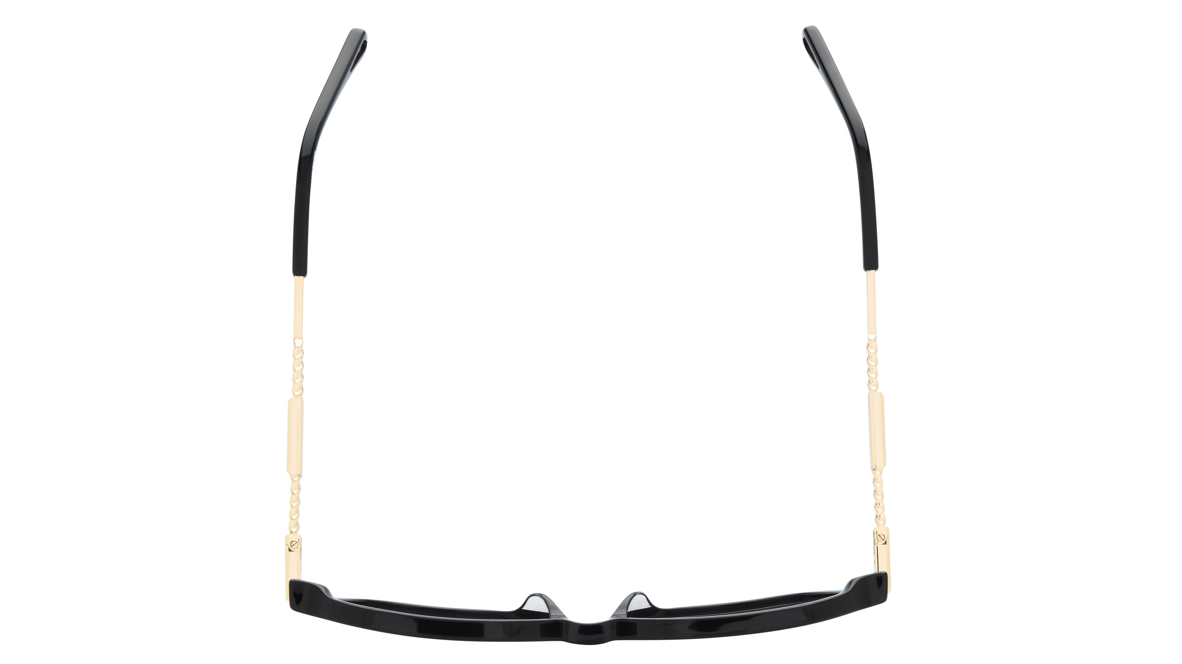 Lunettes de vue Zadig & Voltaire Femme Noir Carré Vzv491 Dessus