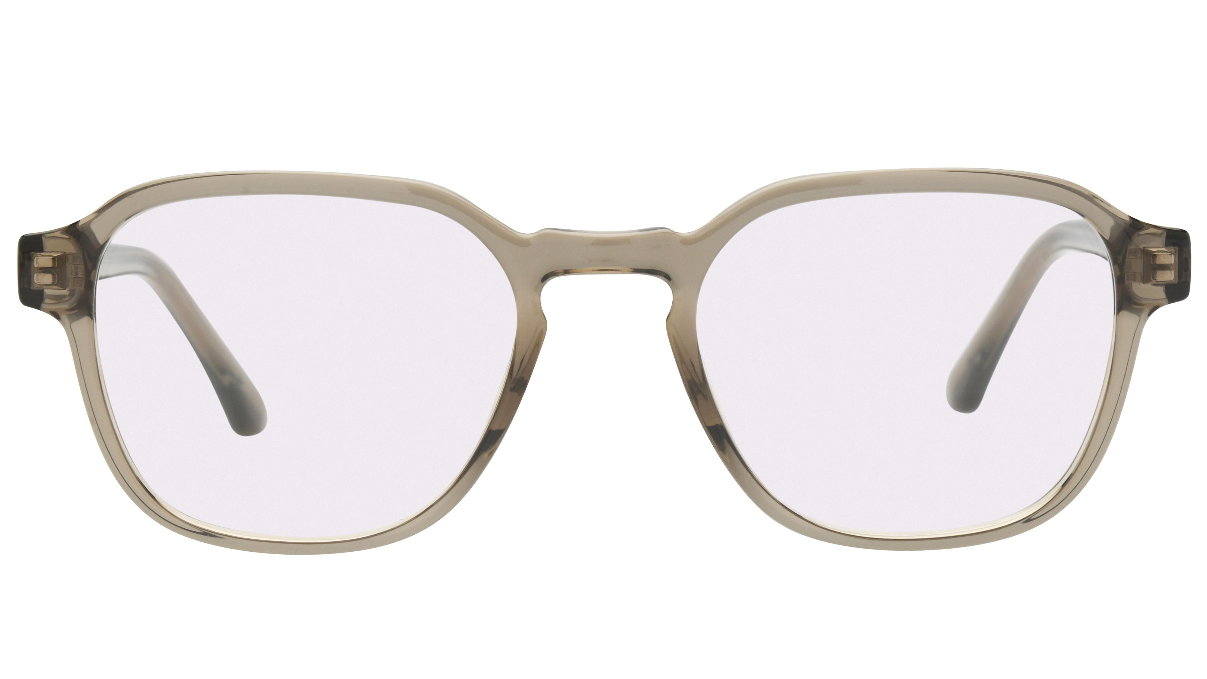 Lunettes de vue Alternance Homme Gris Rectangle alt26113 Face