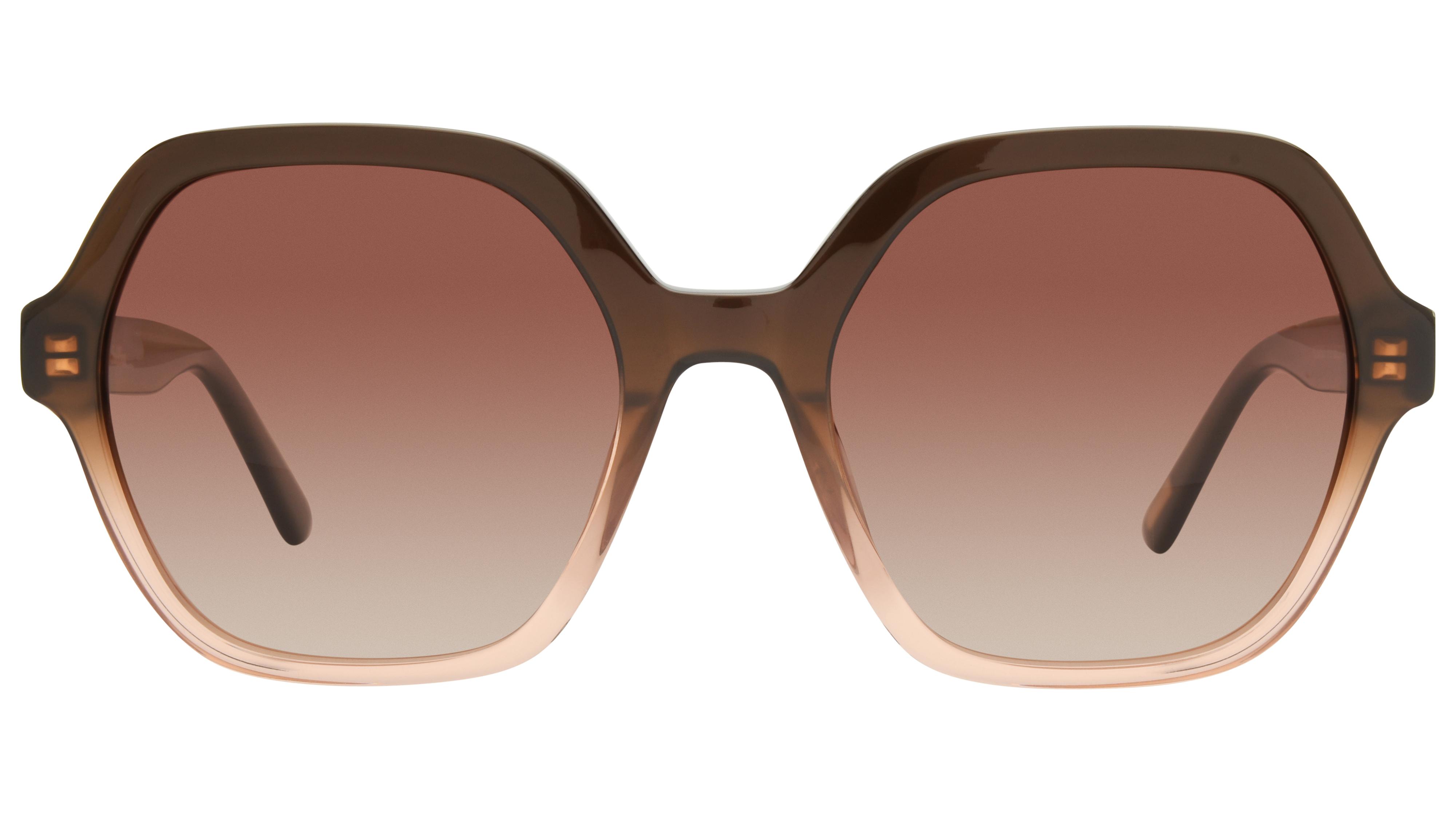 Lunettes de soleil Pol&Sun Femme Marron Tonneau Pos2605 Face