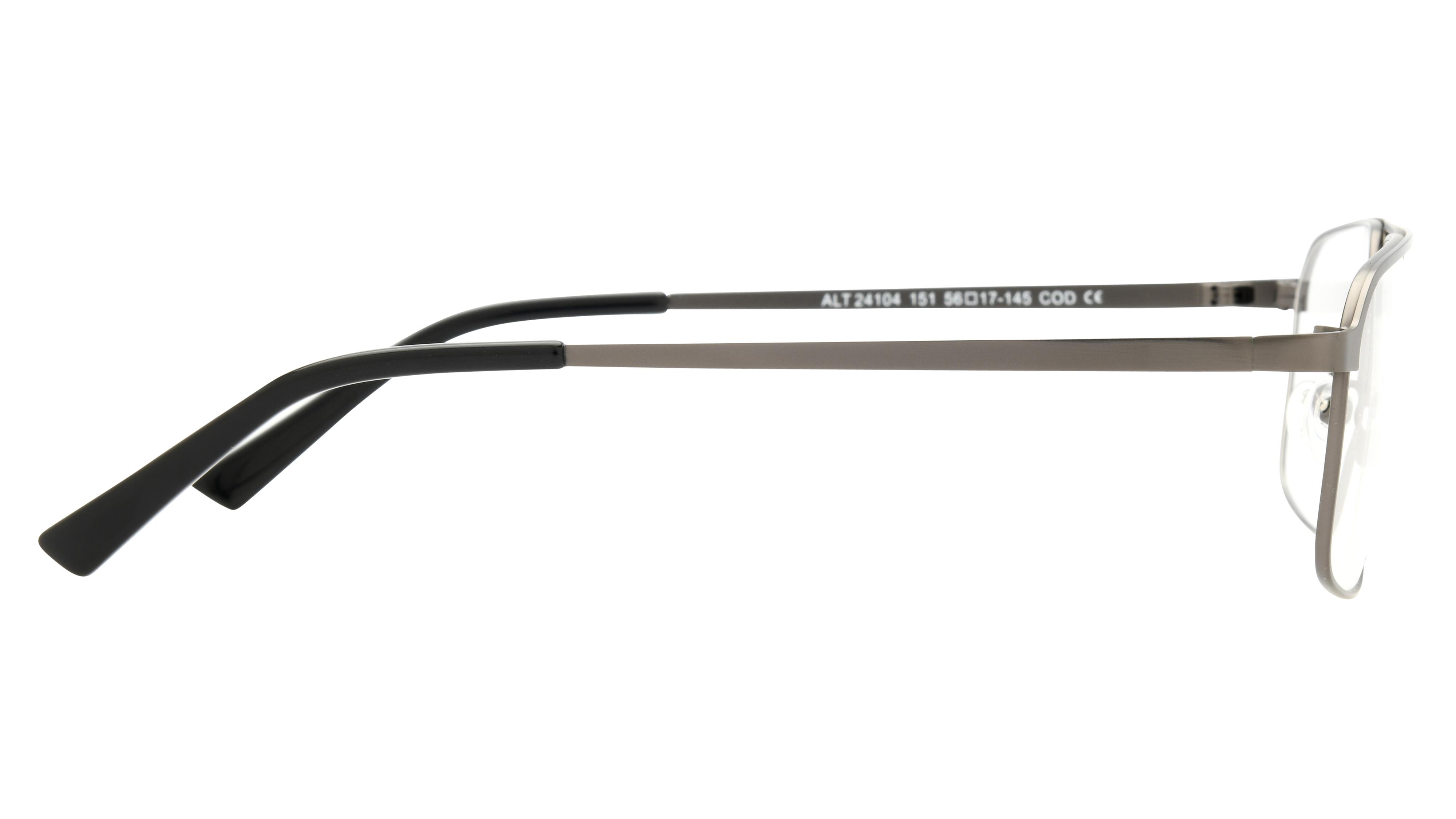 Lunettes de vue Alternance Homme Gris Rectangle Alt24104 Droite