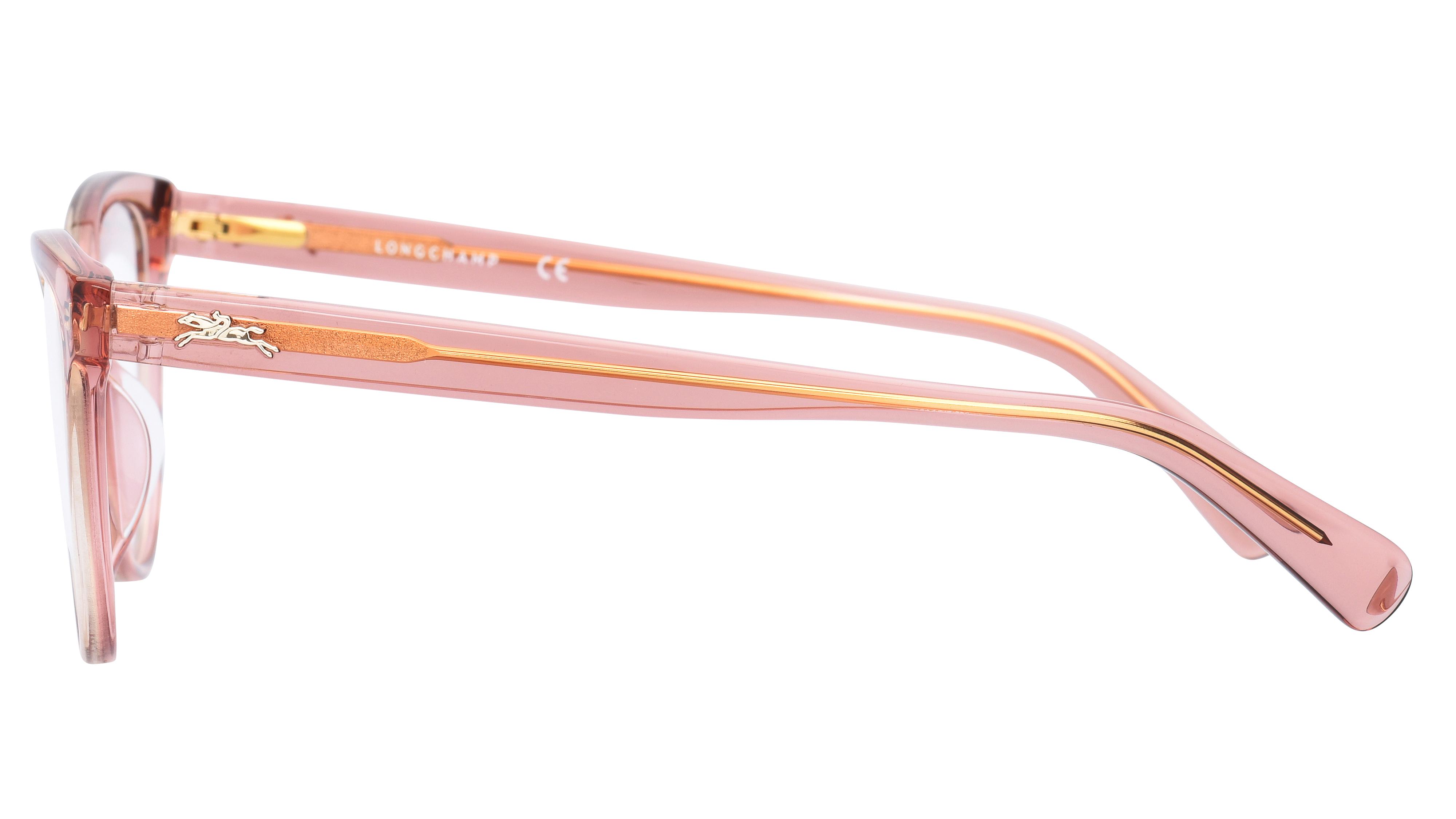 Lunettes de vue Longchamp Femme Marron Rectangle Lo2688 Gauche