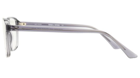 Lunettes de vue têtes à TETES Homme Gris Rectangle Tat2501 Gauche