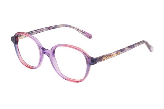 Lunettes de vue Princesse Disney  Violet Carré DPAA228C68 Gauche