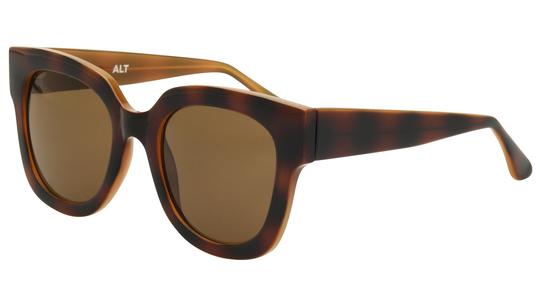 Lunettes de soleil Alternance Femme Marron Papillon alt26203 Trois-Quart