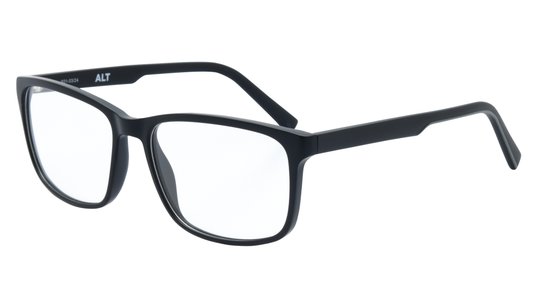 Lunettes de vue Alternance Homme Noir Rectangle alternance Trois-Quart