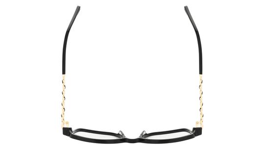 Lunettes de vue Zadig & Voltaire Femme Noir Carré VZV485 Dessus