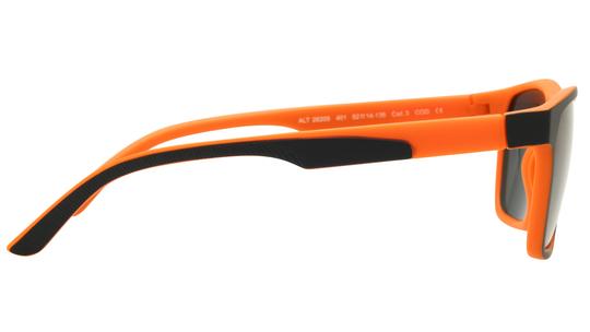 Lunettes de soleil Alternance Enfant Noir Rectangle alt26205 Droite