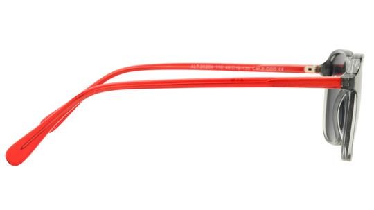 Lunettes de soleil Alternance Enfant Gris Rectangle alt26204 Droite