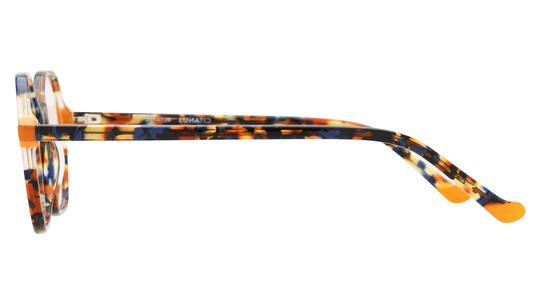 Lunettes de vue Lunatic Femme Bleu Tonneau Lun2606 Gauche
