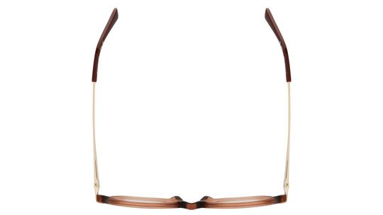 Lunettes de vue Longchamp Femme Marron Carré LO2804 Dessus