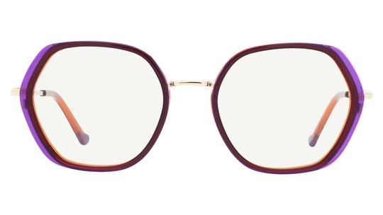 Lunettes de vue Lunatic Femme Transparent Tonneau Lun2607 Face